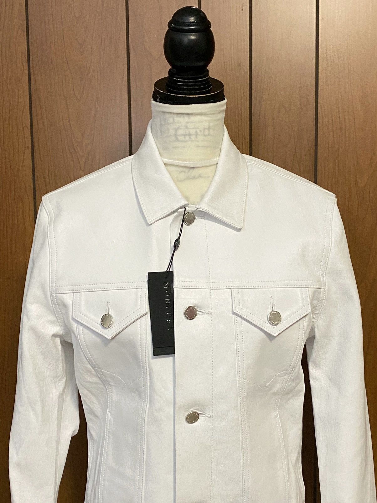 MONFRERE Monfrère Dean Leather Trucker Jacket size S Size US S / EU 44-46 / 1 - 7 Thumbnail
