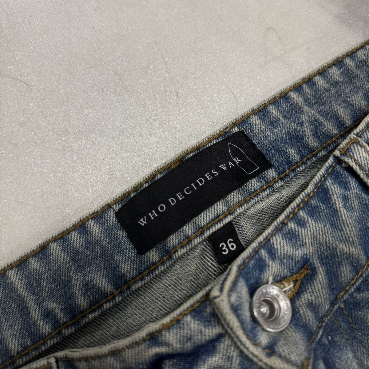 Who Decides War Who Decides War Blowout Arches Denim Blue Size US 36 / EU 52 - 4 Thumbnail