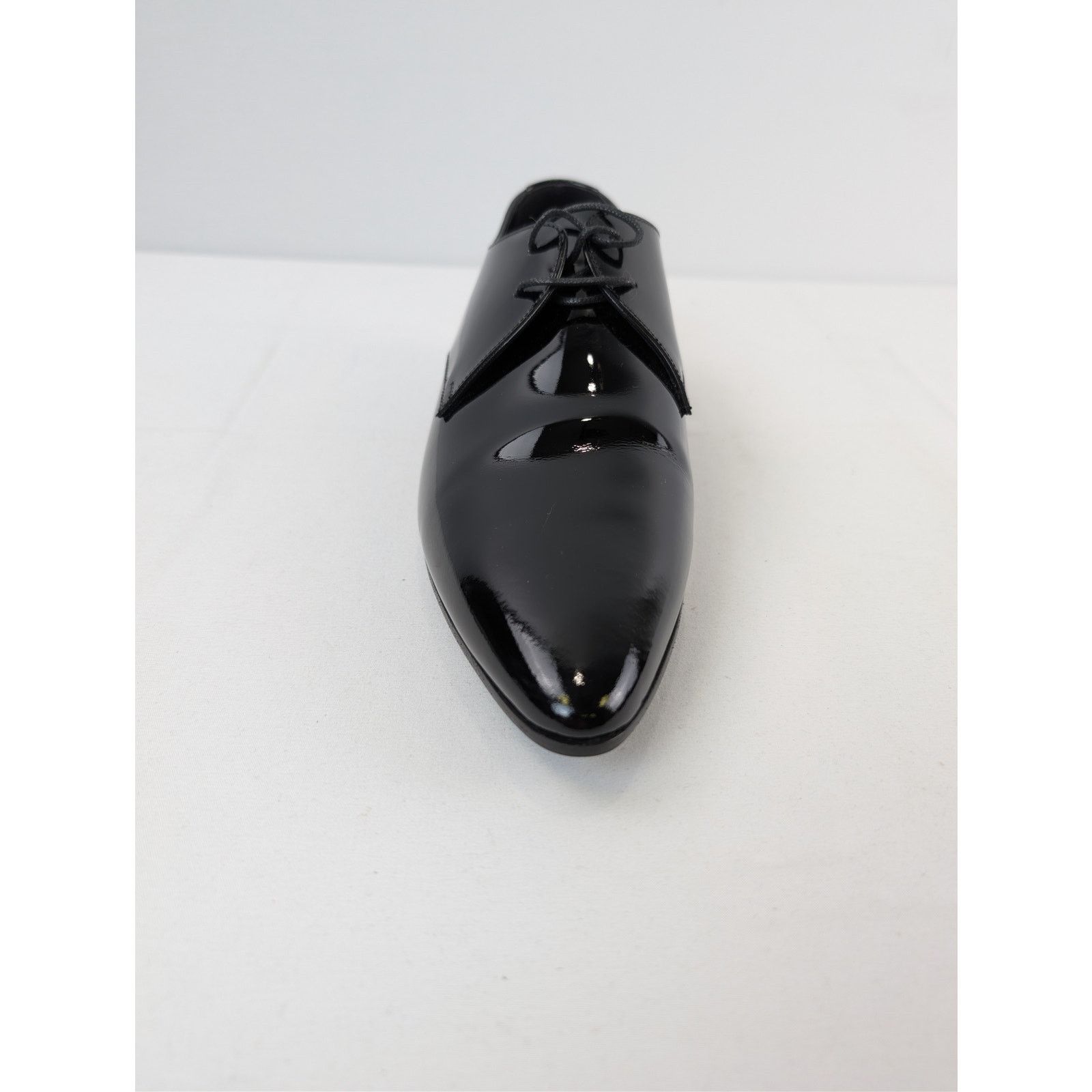 Saint Laurent Paris o1rshd Leather Lace Ups Shoe boots in Black Size US 7 / EU 40 - 13 Thumbnail