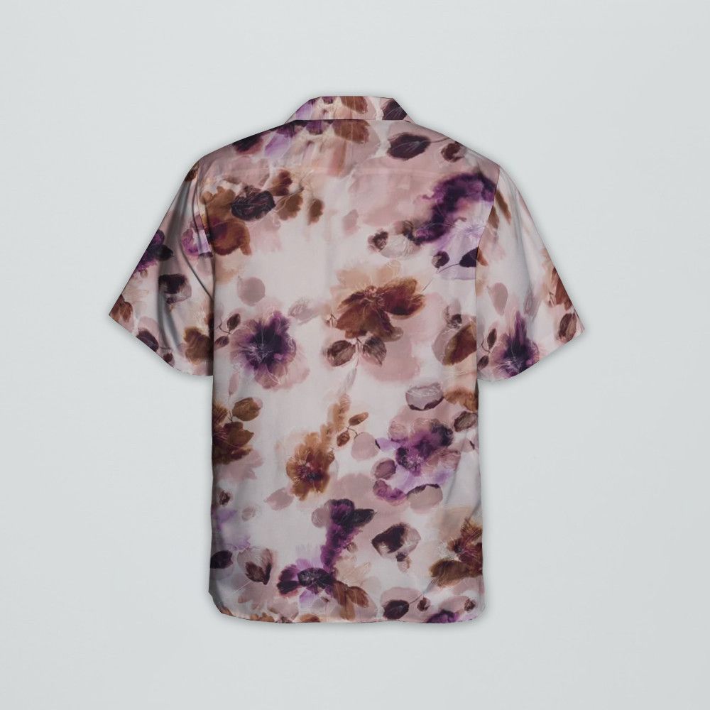 Designer Men's Pink Floral-Print Shirt Size US M / EU 48-50 / 2 - 4 Thumbnail