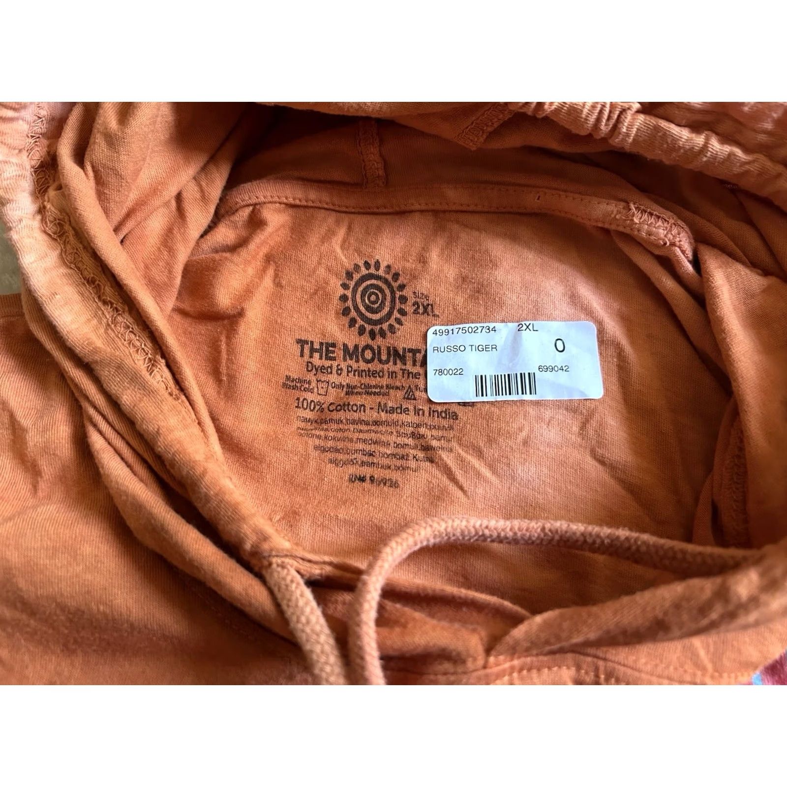 The Mountain The Mountain Russo Tiger Hooded Long Sleeve Shirt Size 2XL NWT Light Weight Size XXL / US 16-18 / IT 52-54 - 4 Thumbnail