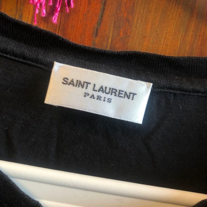 Saint Laurent Paris Saint Laurent Paris Blood tooth short sleeve T-shirt Size XS / US 0-2 / IT 36-38 - 3 Thumbnail