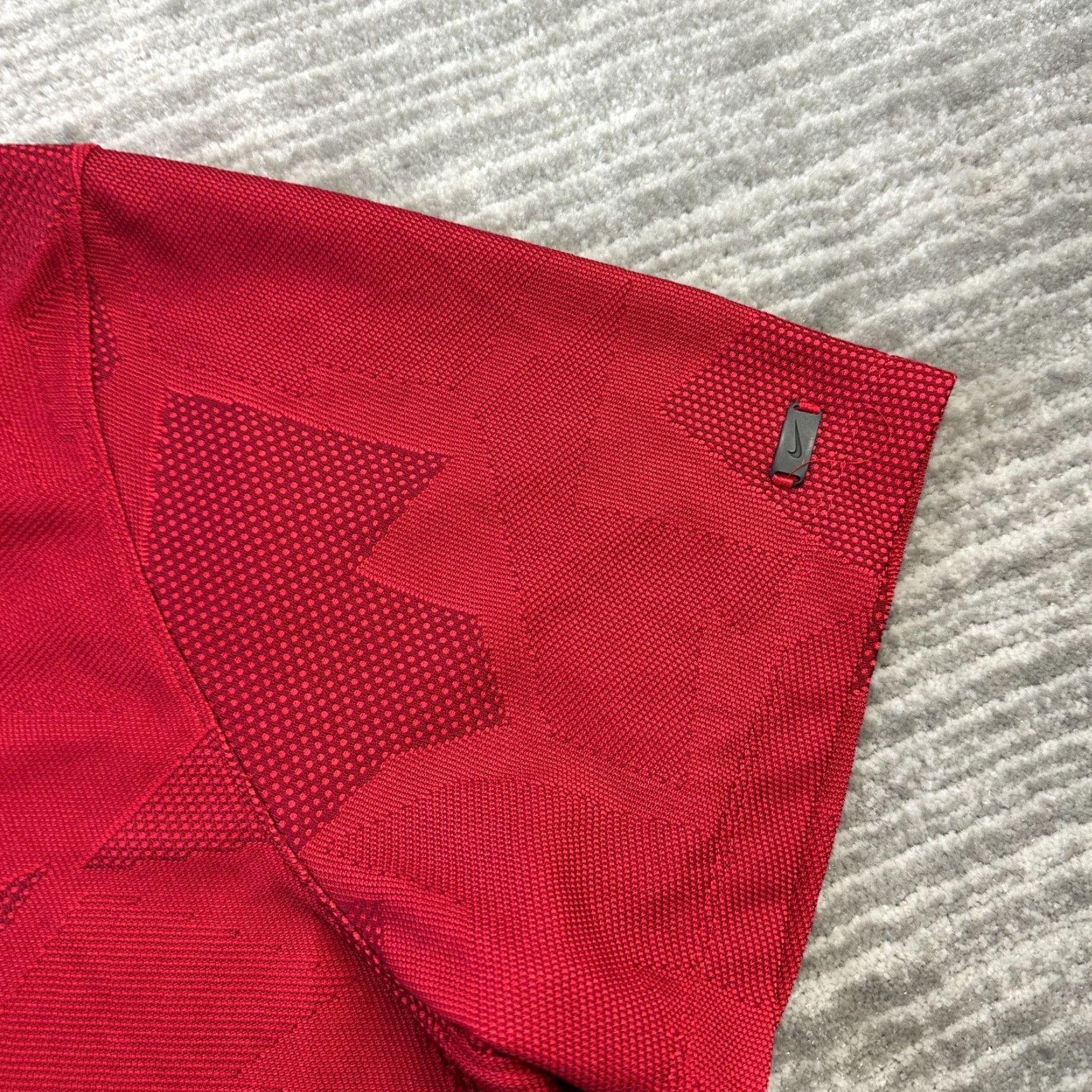 Nike Nike Tiger Woods Polo Shirt Mens XL Red Golf Dri-Fit Jacquard Size US XL / EU 56 / 4 - 4 Thumbnail