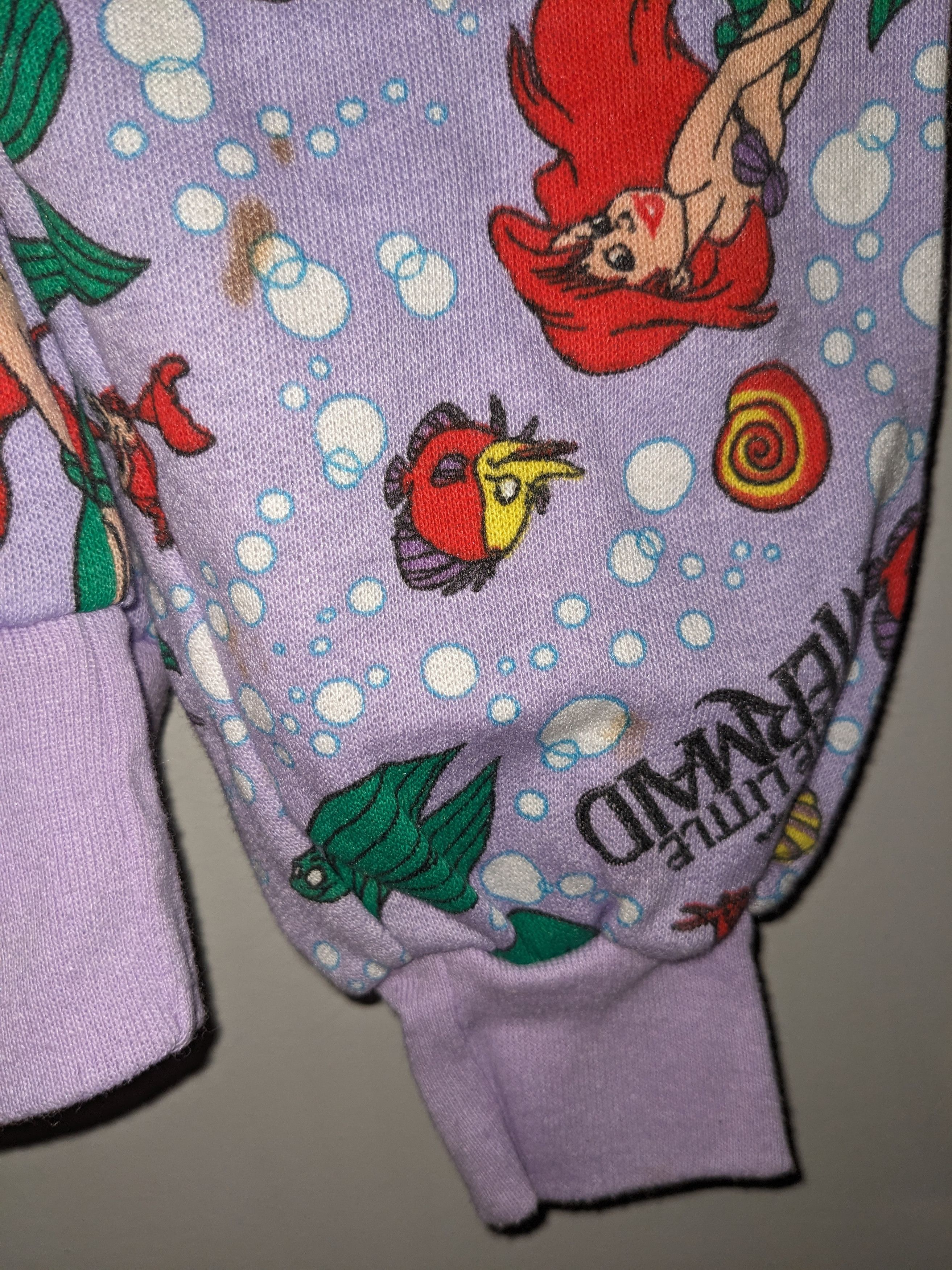 Disney × Vintage Vintage 90s The Little Mermaid Youth Medium Sweatshirt Size US M / EU 48-50 / 2 - 3 Thumbnail