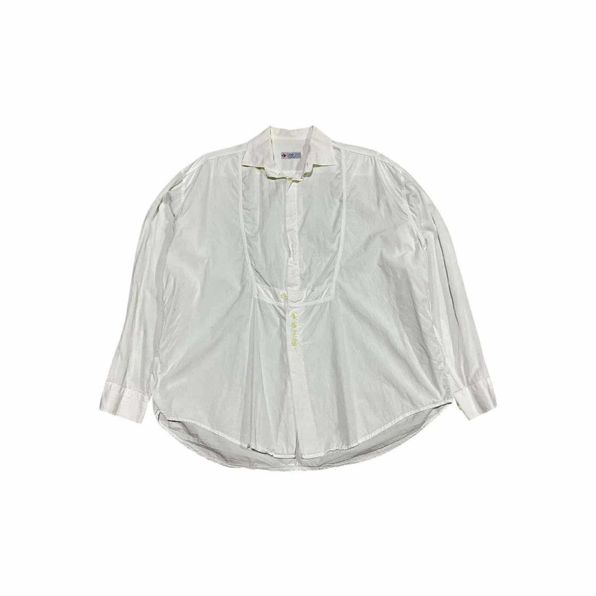Other 🔥80s Vintage Bjorn Bork White Combination Shirt Long Sleeve Size US XL / EU 56 / 4 - 1 Thumbnail