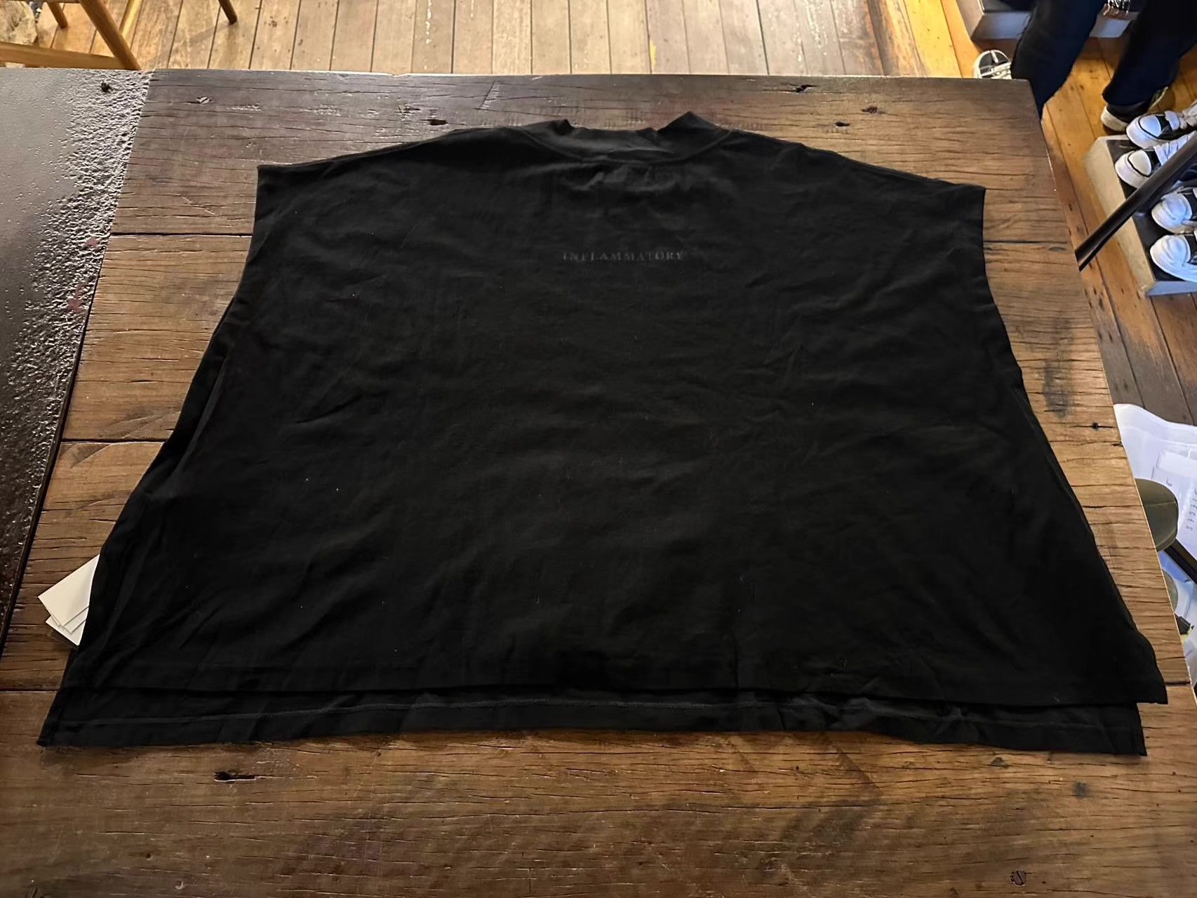 NILOS NILøS 17SS Black Square‑Print Short‑Sleeve Tee Ｑ25 Size US S / EU 44-46 / 1 - 2 Thumbnail
