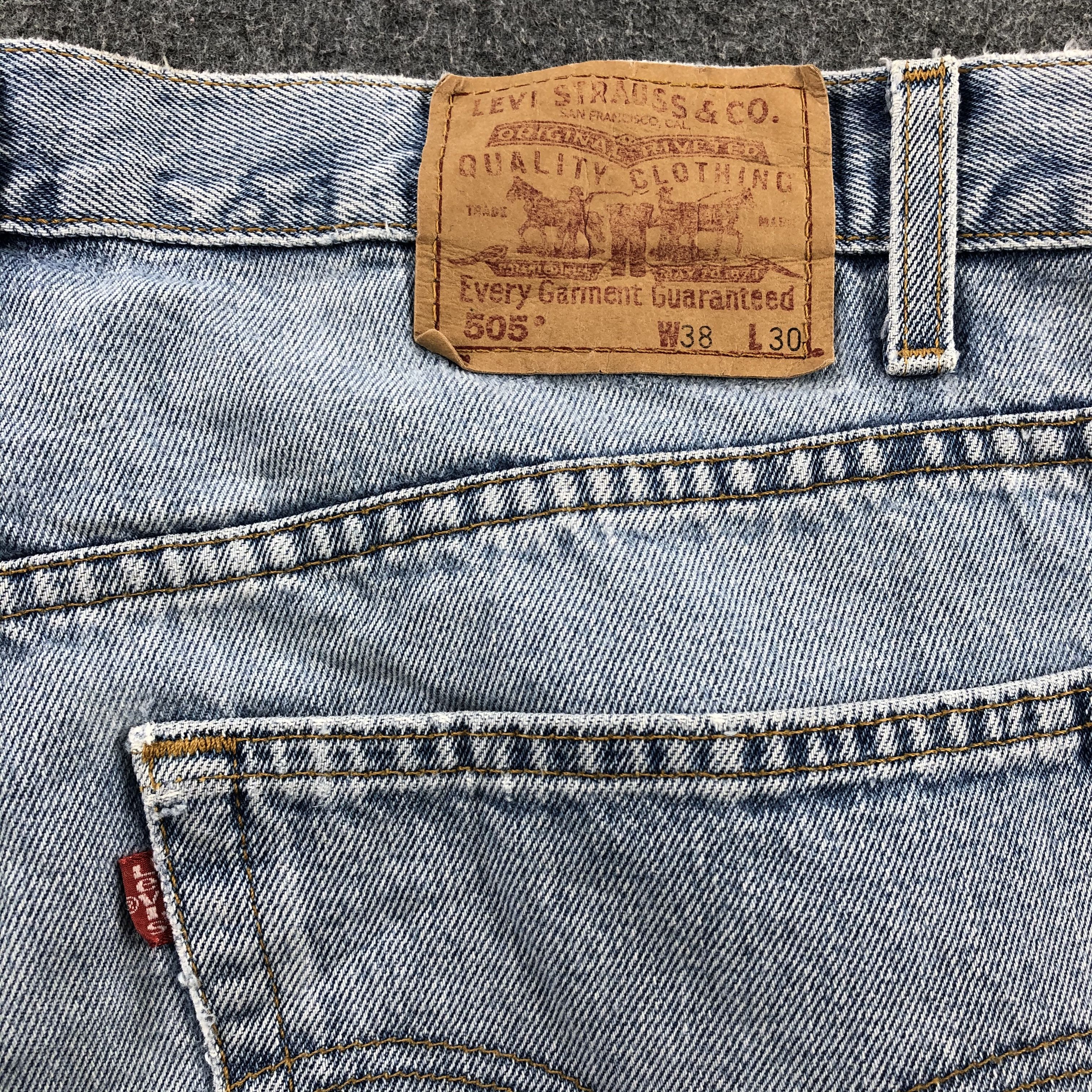 Levi's × Vintage Vintage Blue Wash Levis 505 Jeans-JM1853 Size US 38 / EU 54 - 5 Thumbnail