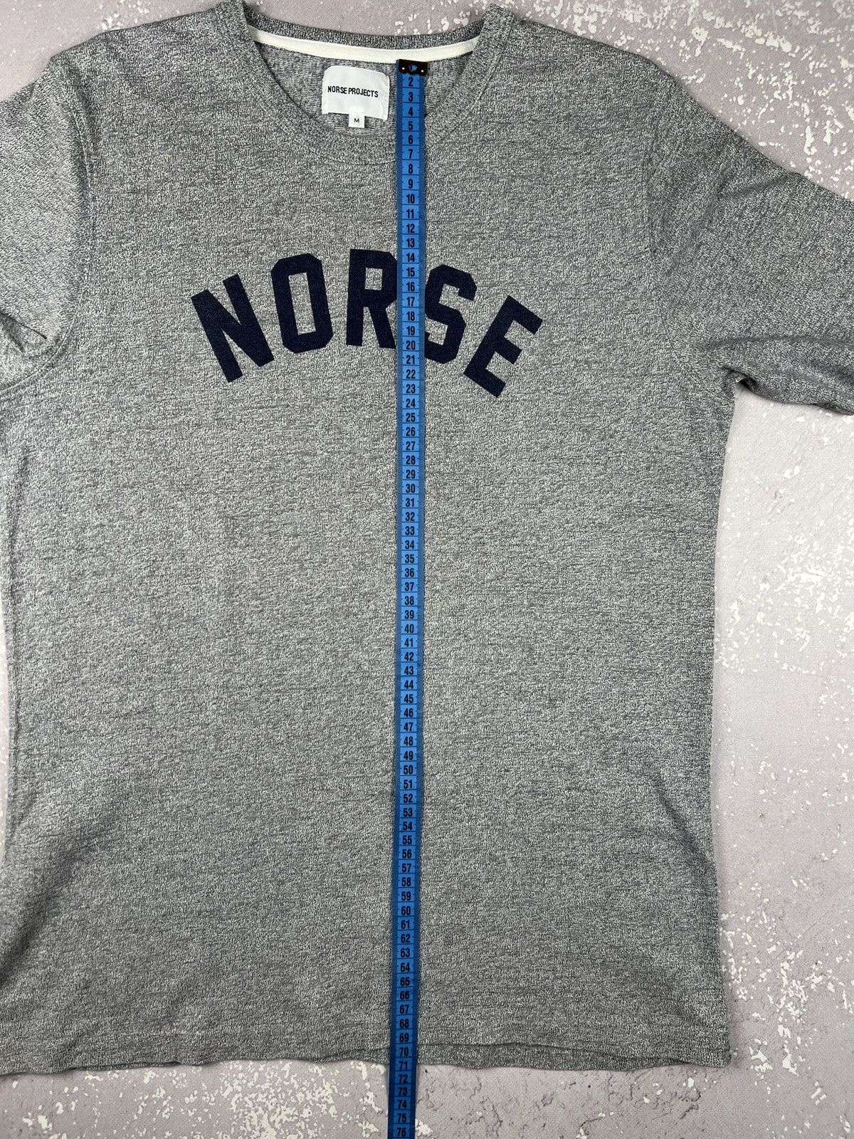 Norse Projects Norse Projects James Athletic Logo SS T Shirt Mens M Gray Size US M / EU 48-50 / 2 - 7 Thumbnail