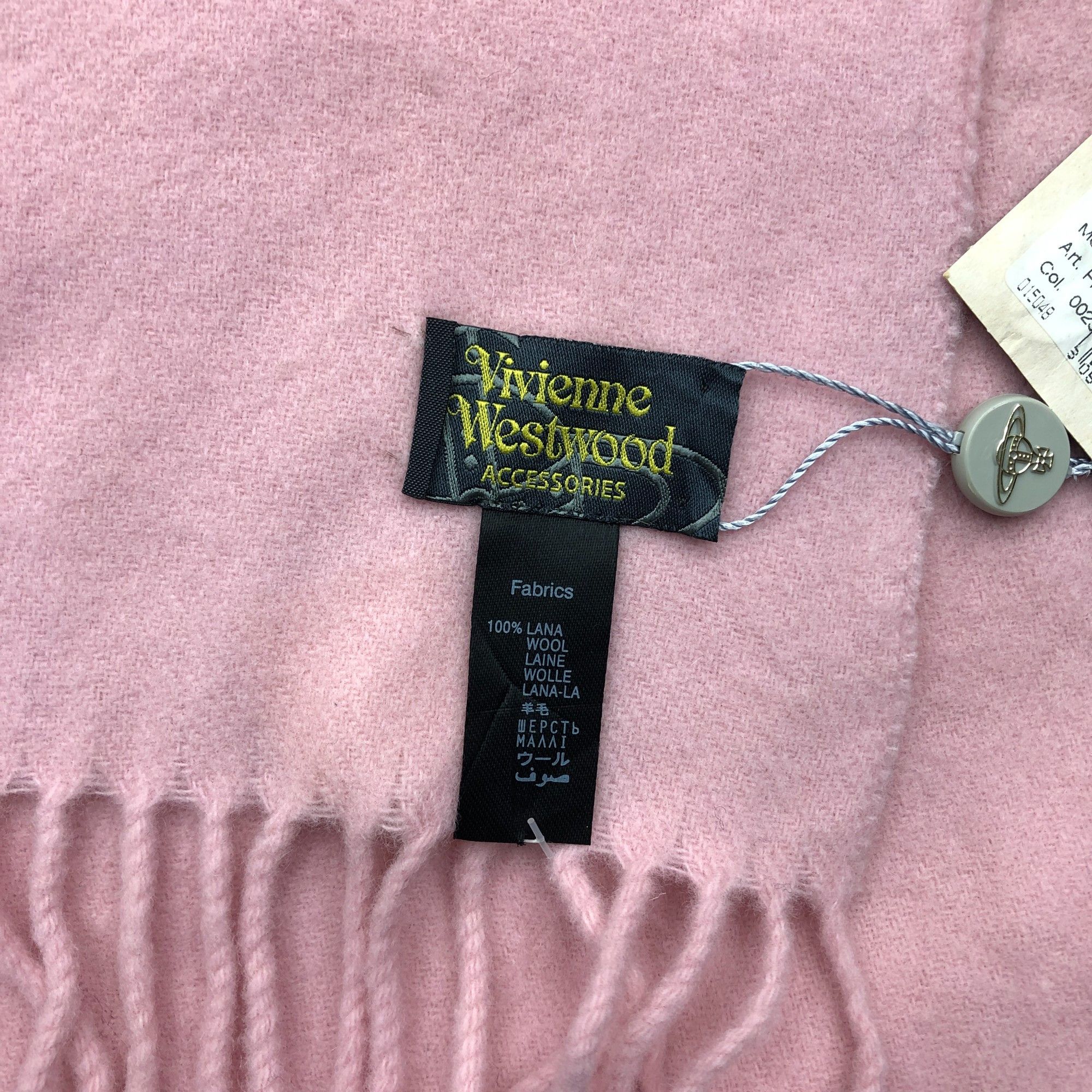 Japanese Brand NWT Vintage Vivienne Westwood Scarf Orbs Wool Neck Scarves Size ONE SIZE - 5 Thumbnail
