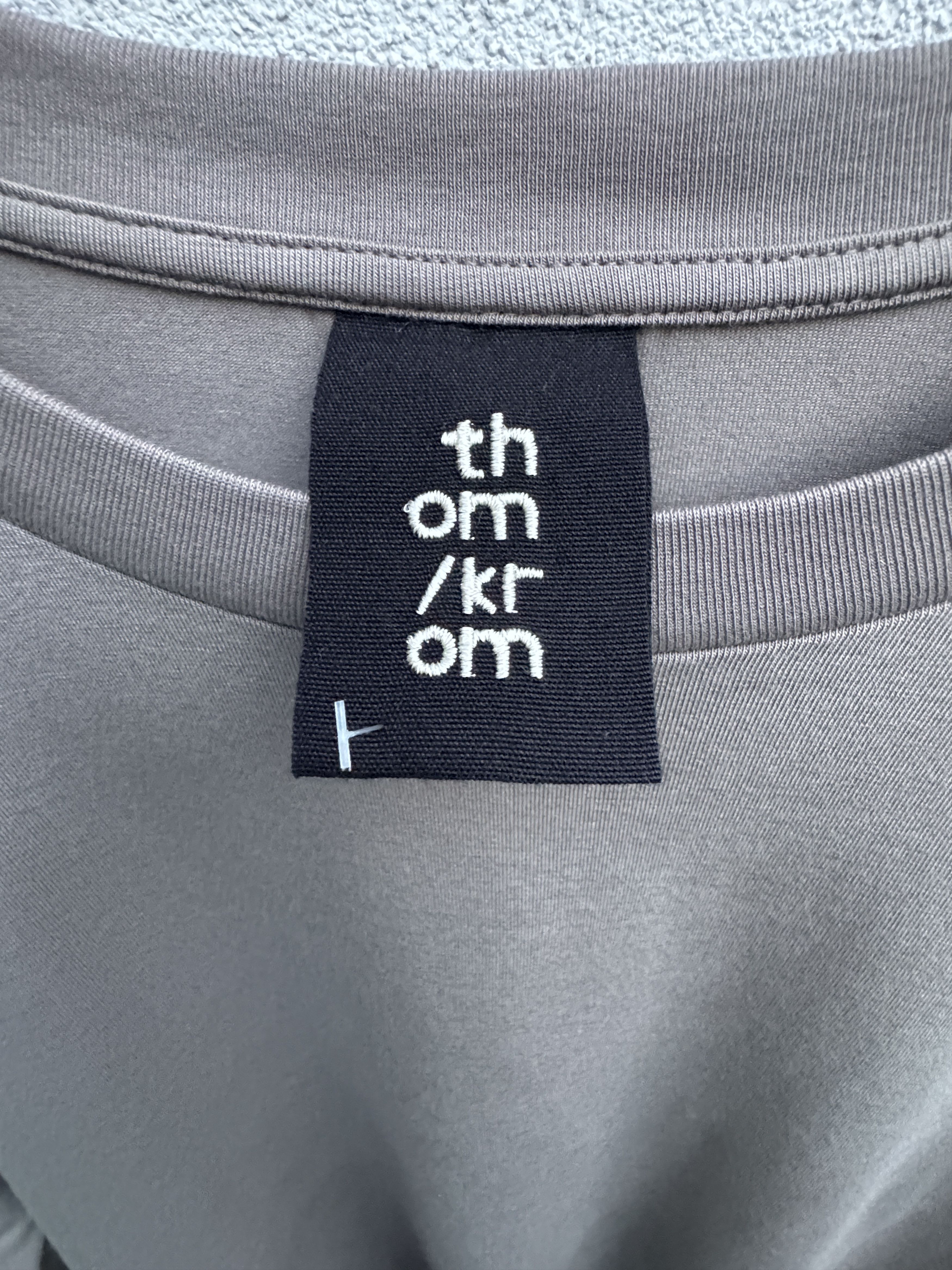 Thom Krom Thom Krom Brown Beige Rock T-Shirt Cotton Modal Size M Size US M / EU 48-50 / 2 - 5 Thumbnail