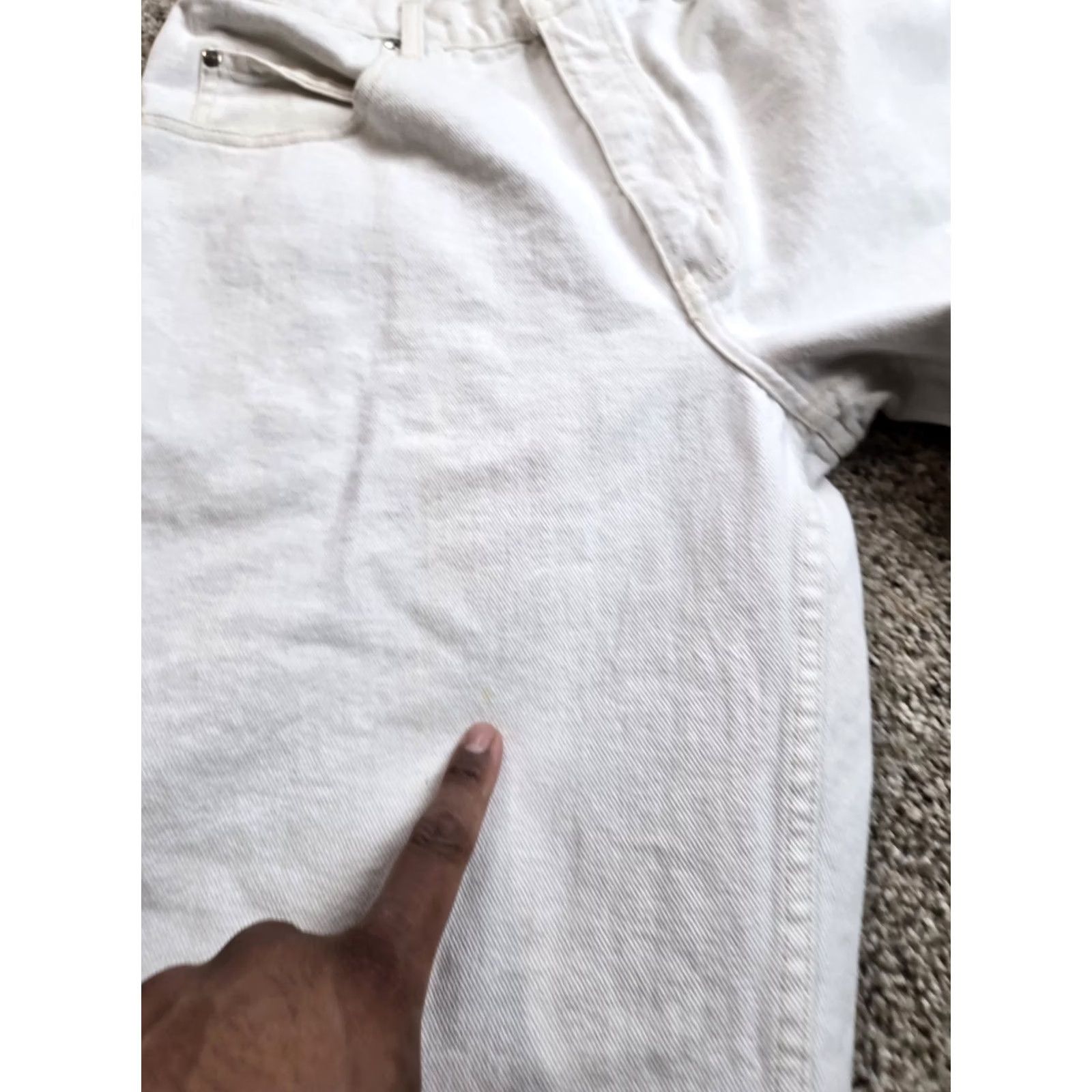 Anchor Blue Anchor Blue Beyond Baggy Jeans 90s Straight Denim White 31x29 Men's Jeans Baggy 5-Pocket Denim Cotton Relaxed Vintage 90s Grunge Baggy Jeans Shoes? Size US 31 - 6 Thumbnail