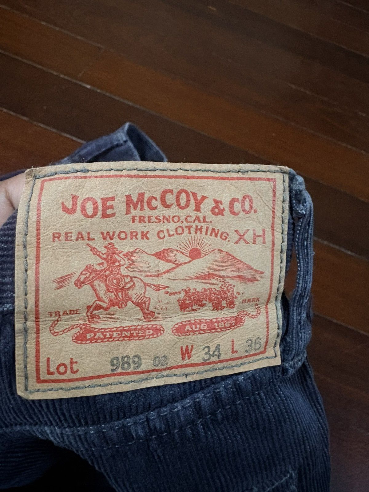 The Real McCoy's Vintage Joe Mc Coy & Co real mc coy valvet rare design Size US 34 / EU 50 - 18 Thumbnail