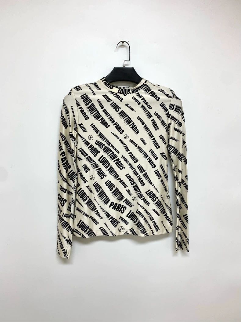 Louis Vuitton Louis Vuitton Printed full-print undershirt 2503-Nextarrow Size S / US 4 / IT 40 - 1 Thumbnail