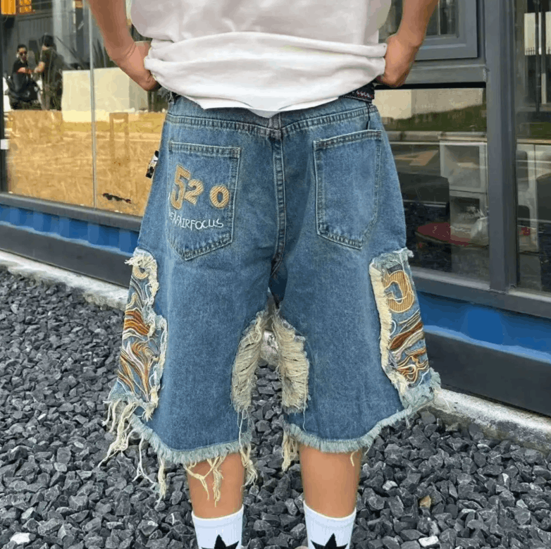 Japanese Brand Denim Shorts Size US 34 / EU 50 - 2 Thumbnail
