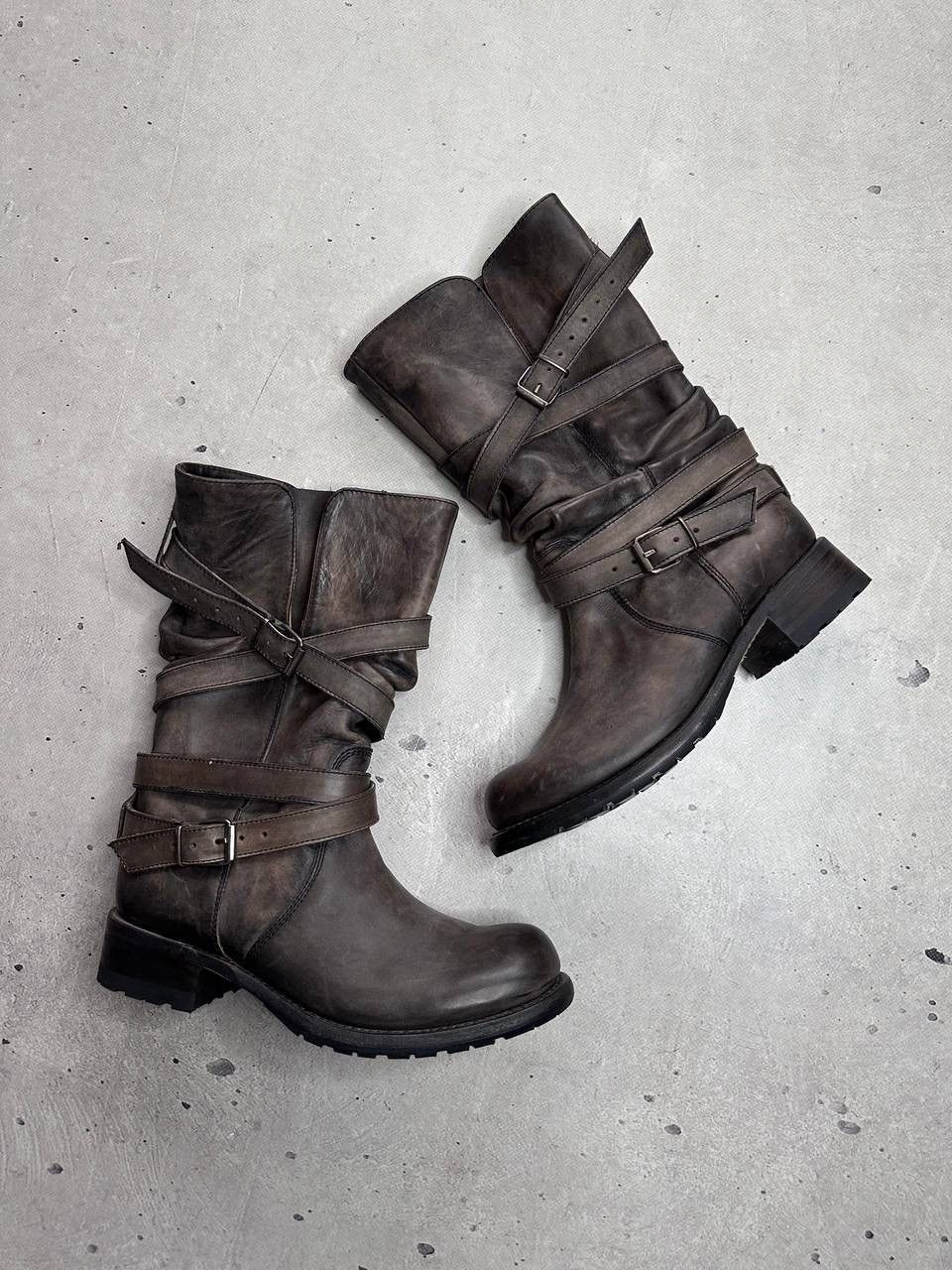 Sendra Sendra Engineer Boots Brown Leather EUR 40 Made in Spain Size US 7 / EU 40 - 1 Thumbnail