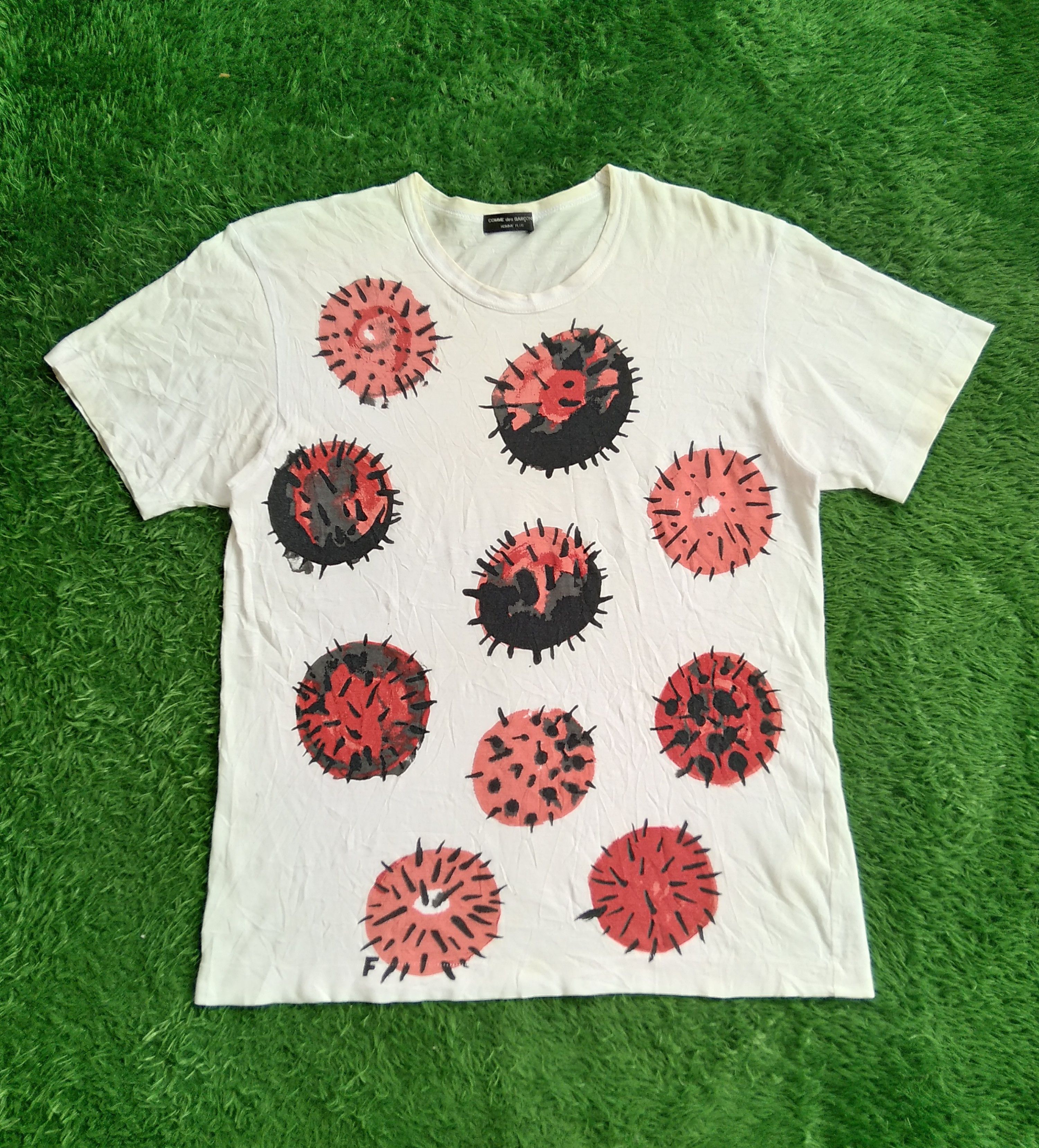 Comme des Garcons Homme Plus × Junya Watanabe × Supreme VINTAGE AD2002 Comme Des Garcons Homme Plus Spike Dot White Size US M / EU 48-50 / 2 - 2 Thumbnail