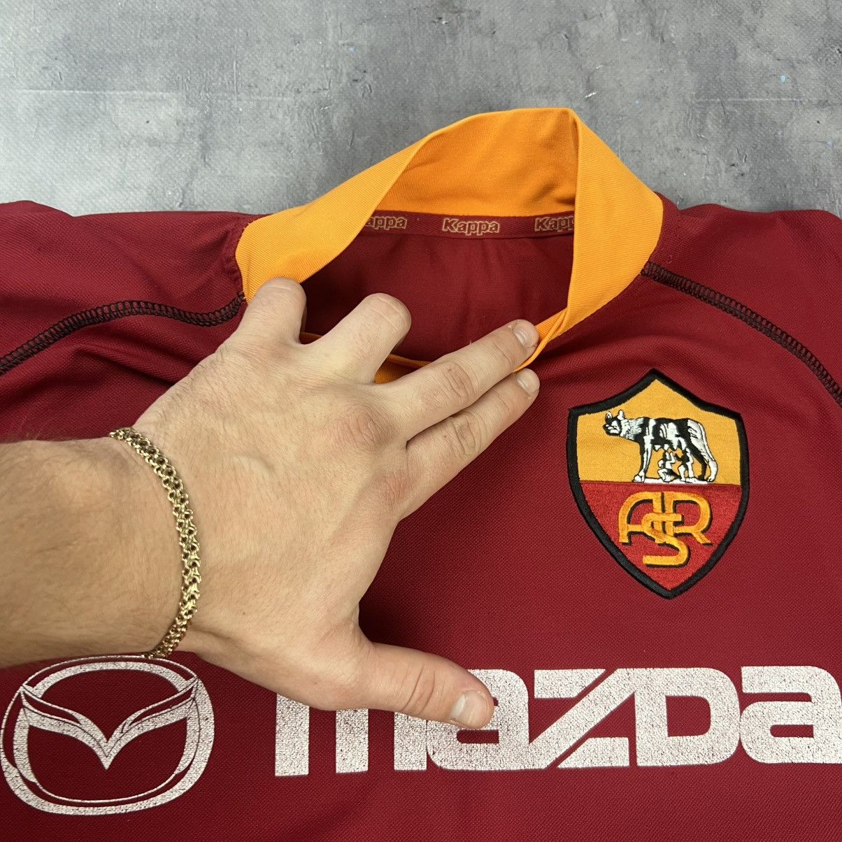 Kappa Rare! AS Roma Kappa Soccer Jersey Shirt Vintage 00s Size US L / EU 52-54 / 3 - 11 Thumbnail