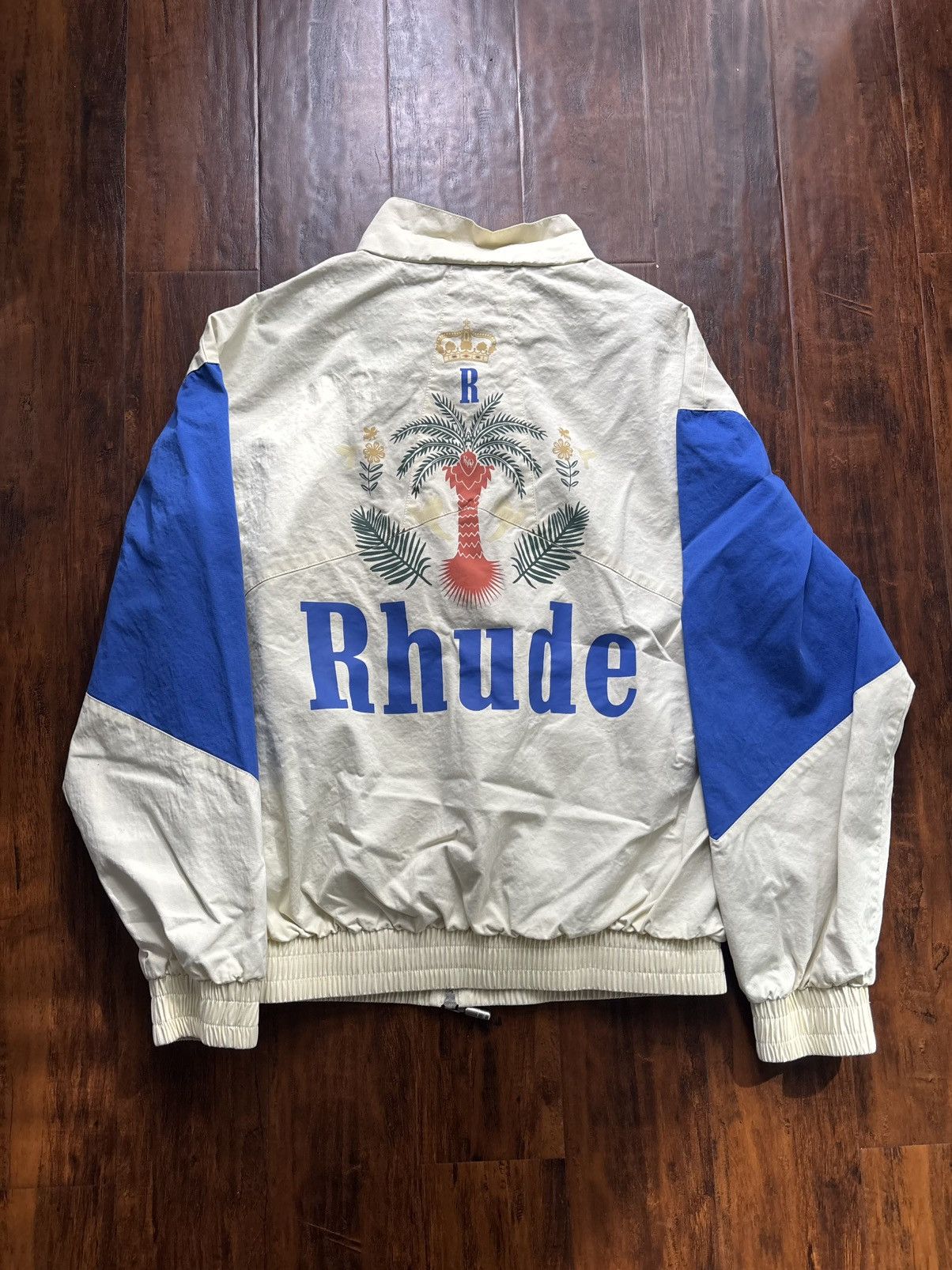 Rhude palm logo colorblock flight jacket Size US M / EU 48-50 / 2 - 2 Thumbnail
