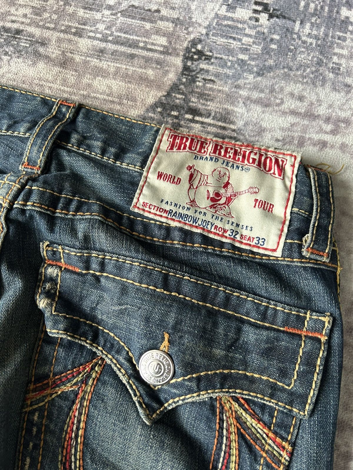 True Religion True Regilion Super Flared Jeans Size US 33 - 12 Thumbnail