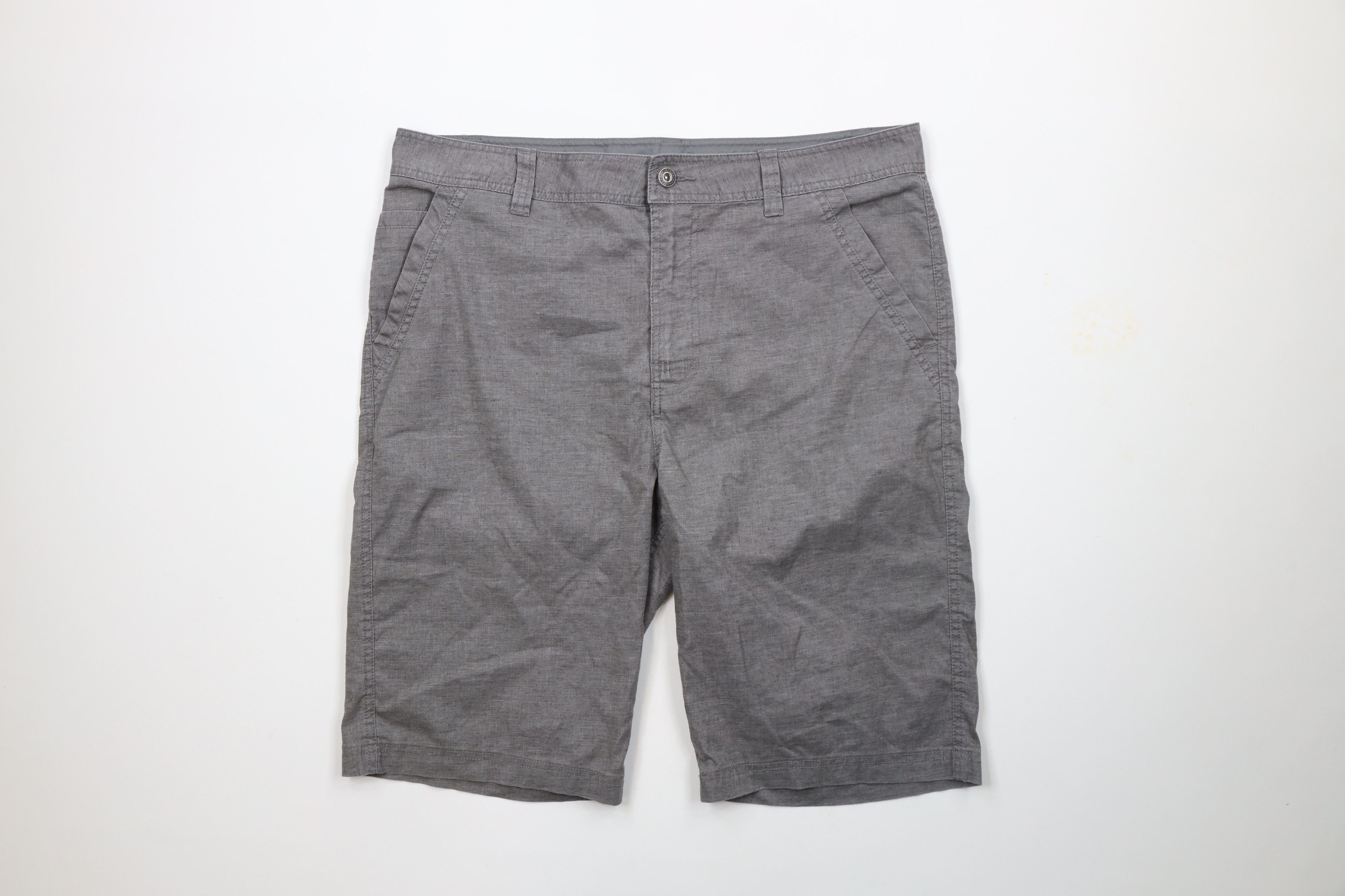 Prana × Vintage prAna Front Hiking Climbing Trail Shorts Heather Gray 11" Size US 44 / EU 60 - 1 Thumbnail