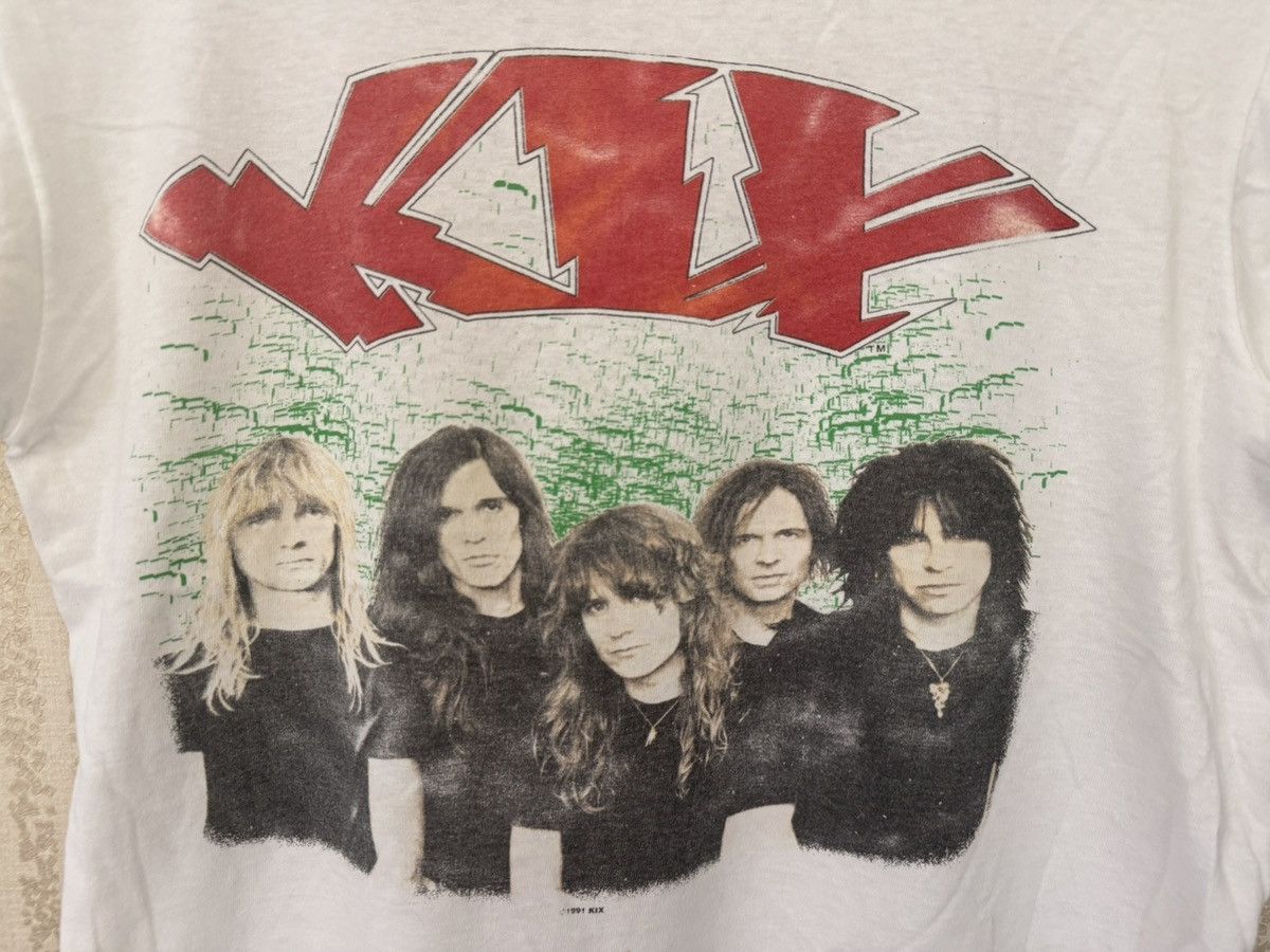 Band Tees × Vintage Vintage KIX JAPAN TOUR 1991 PS01 Size US L / EU 52-54 / 3 - 2 Thumbnail