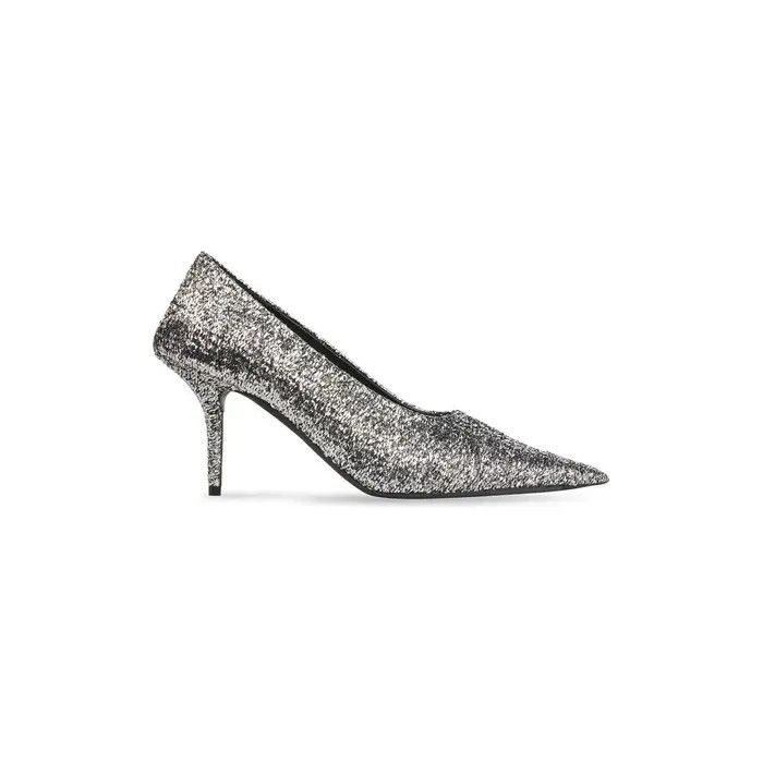 Balenciaga o1la1rc1a0126 Square Knife 80mm Pumps in Silver Size US 8 / IT 38 - 1 Thumbnail