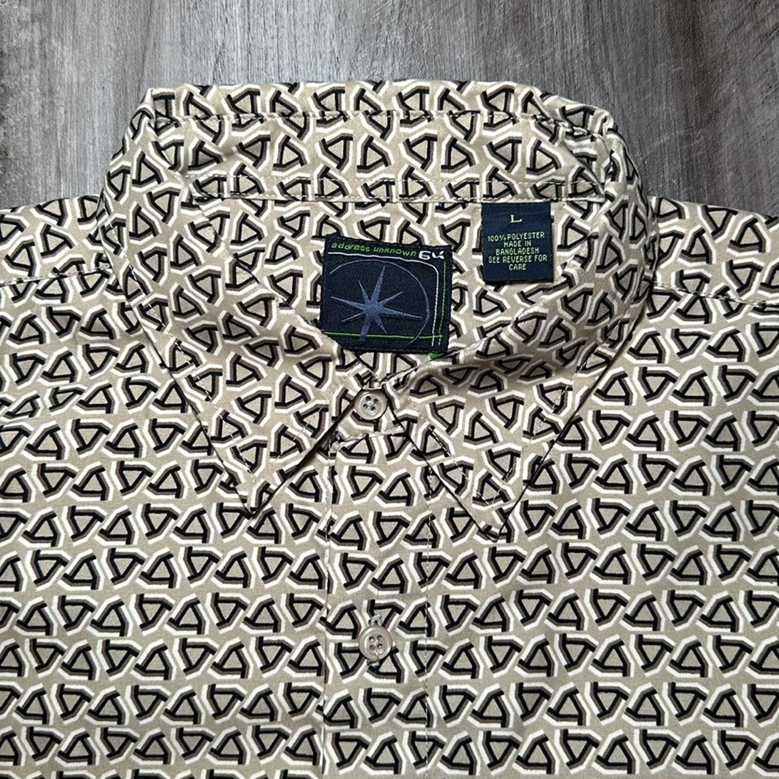 Other Address Unknown Short Sleeve Button Down - Large Size US L / EU 52-54 / 3 - 7 Thumbnail