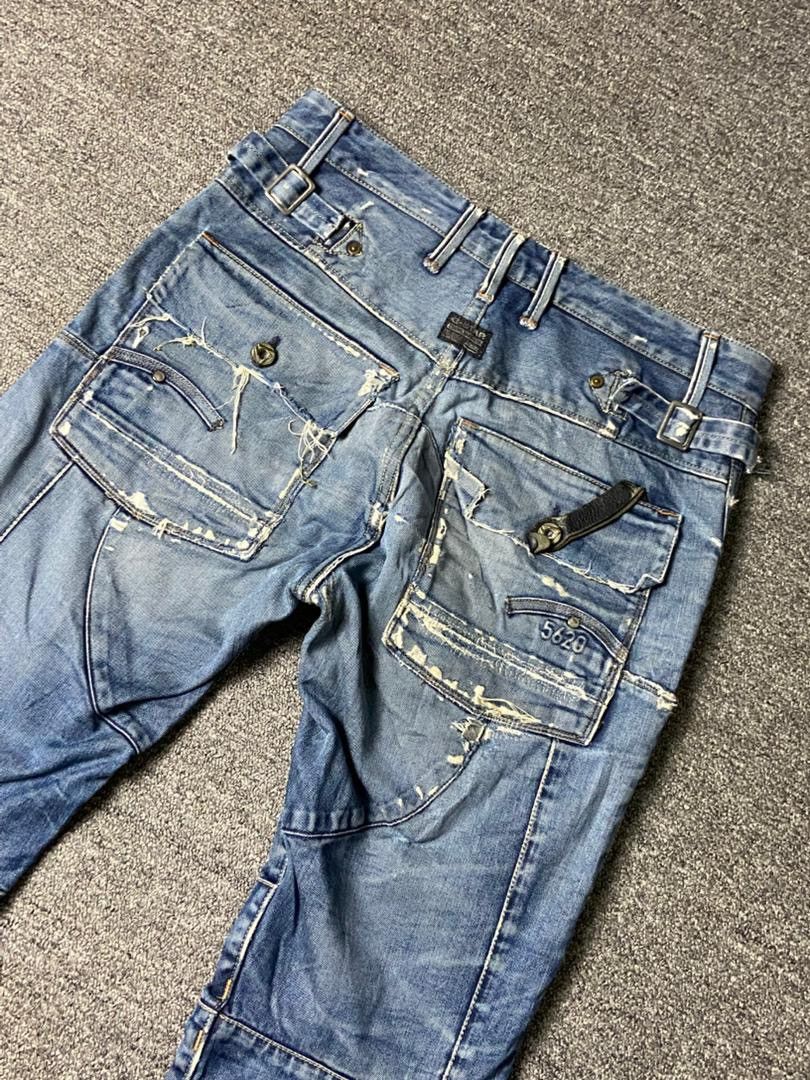 G-Star G-Star Raw Denim Style Jeans (143) Size US 33 - 3 Thumbnail