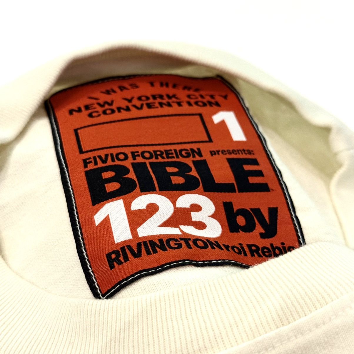 RRR-123 RIVINGTON roi Rebis x Fivio Foreign BIBLE T-Shirt Size US M / EU 48-50 / 2 - 3 Thumbnail