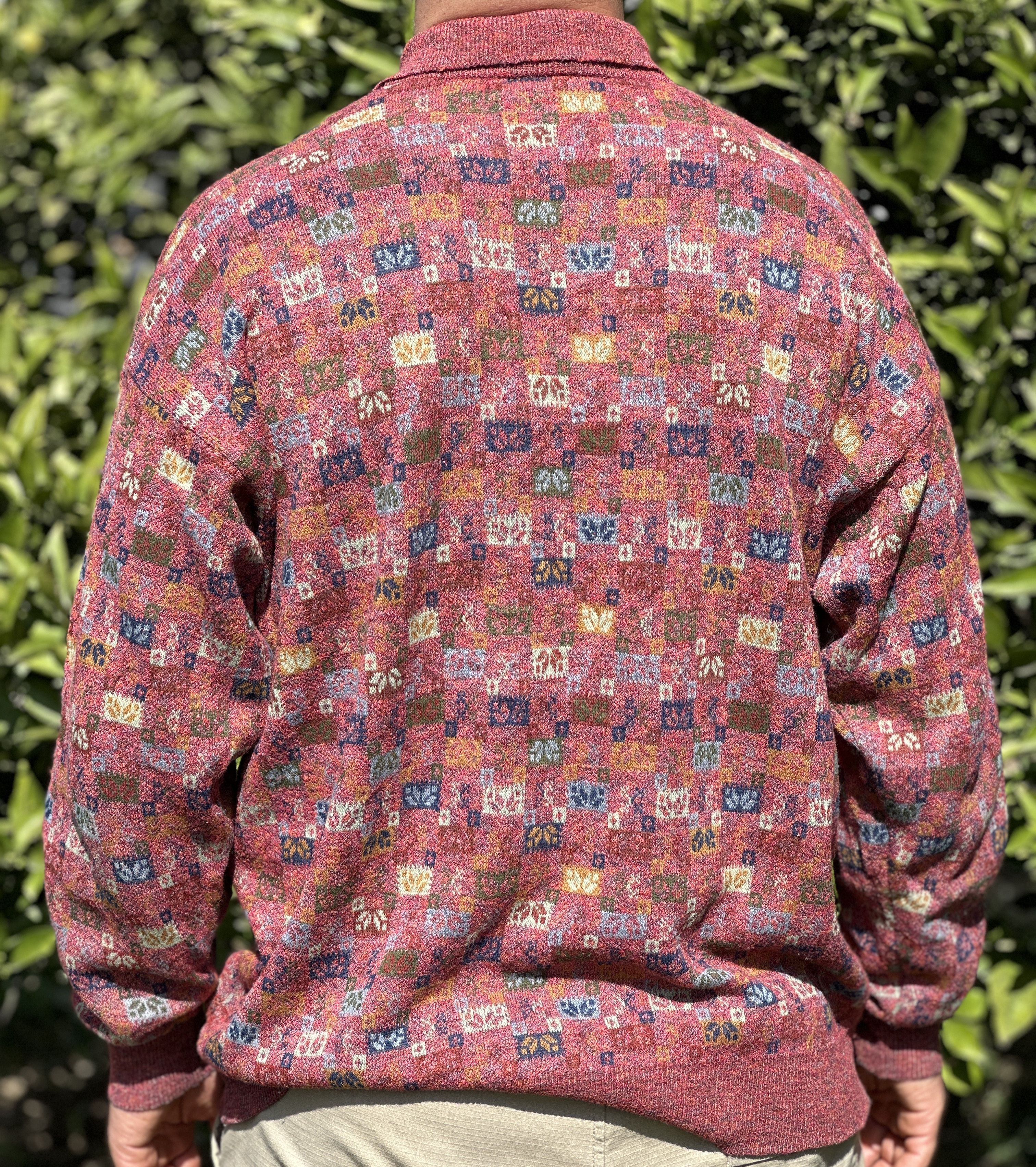 Missoni Rare 1992 Example by Missoni Knit Flowers Sweater Size L 52 Size US L / EU 52-54 / 3 - 8 Thumbnail
