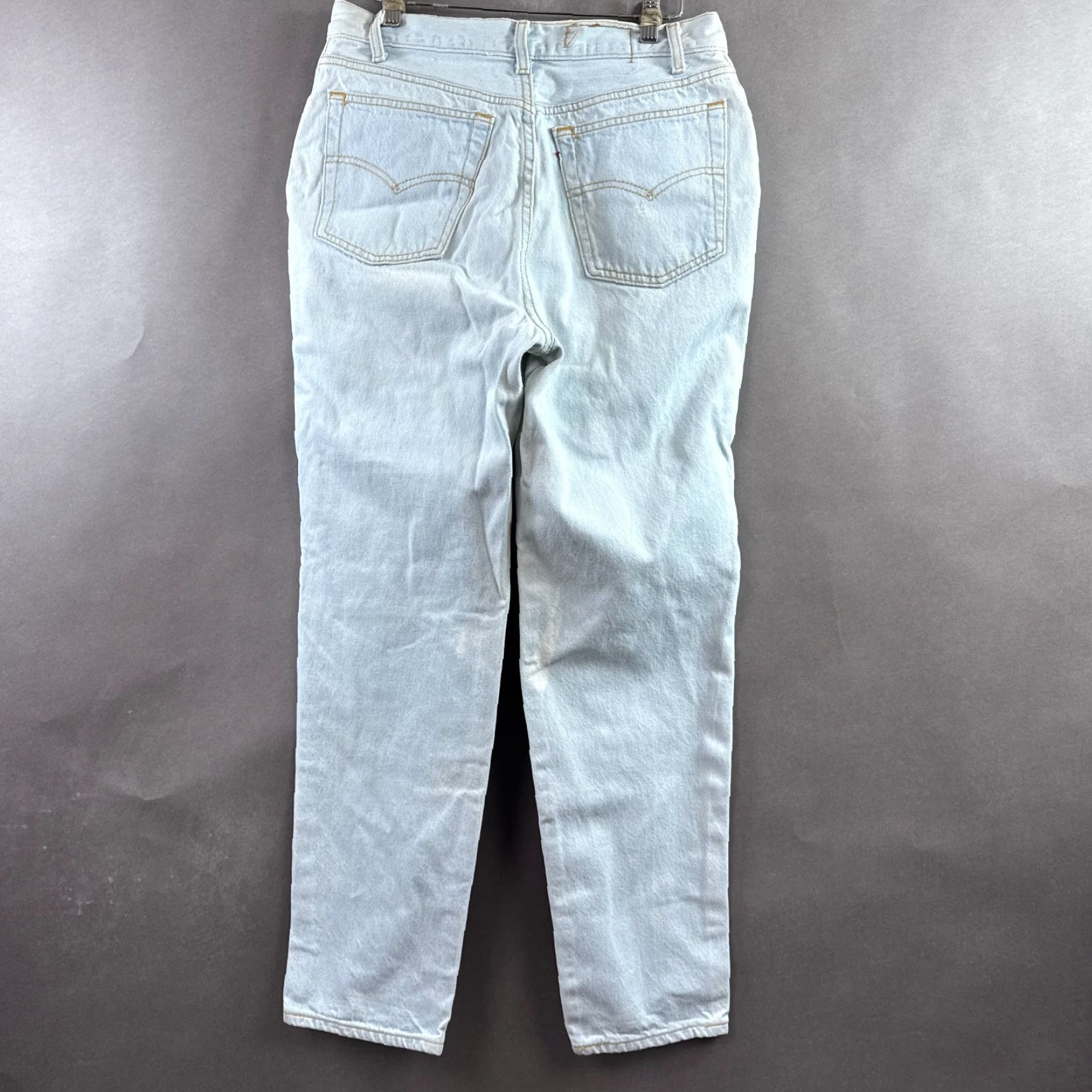 Levi's VINTAGE Levi's 501 Jeans Womens 90s Blue Button Fly 30x30 Distressed Jeans Women's 501 Series Size 30" / US 8 / IT 44 - 6 Thumbnail
