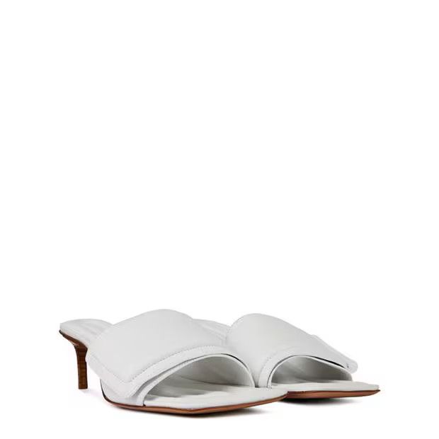 Jacquemus o1g2r1mq1024 Heeled Mules in White Size US 9 / IT 39 - 4 Thumbnail