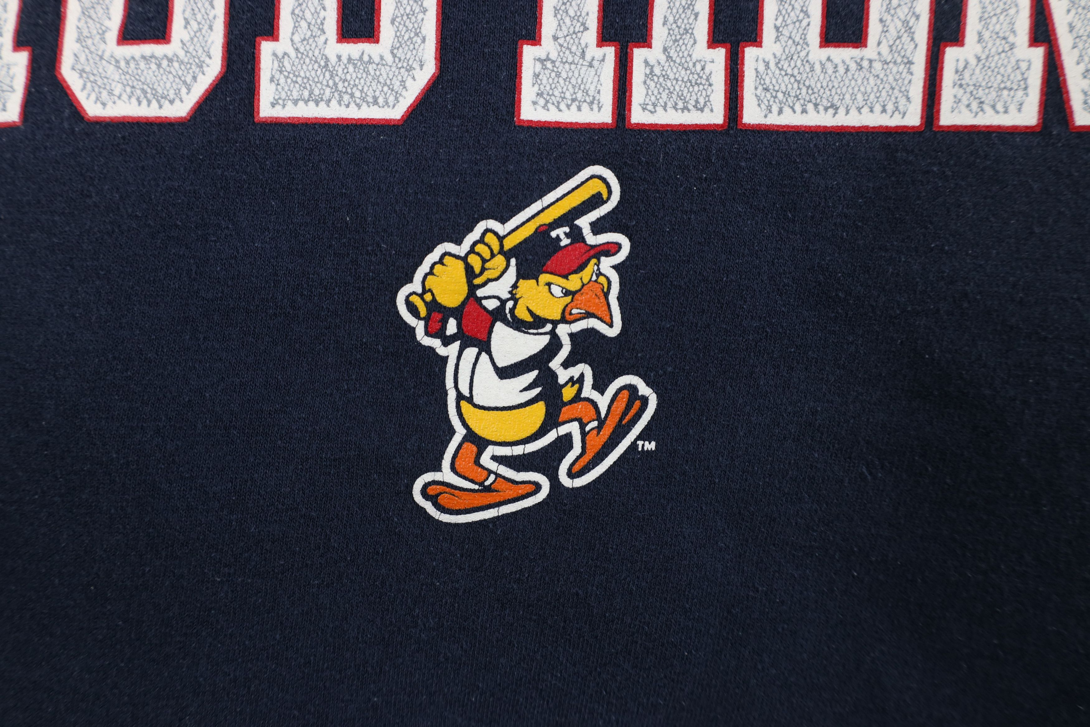 Vintage Y2K League Baseball Toledo Mud Hens Crewneck Sweatshirt Size US L / EU 52-54 / 3 - 5 Thumbnail