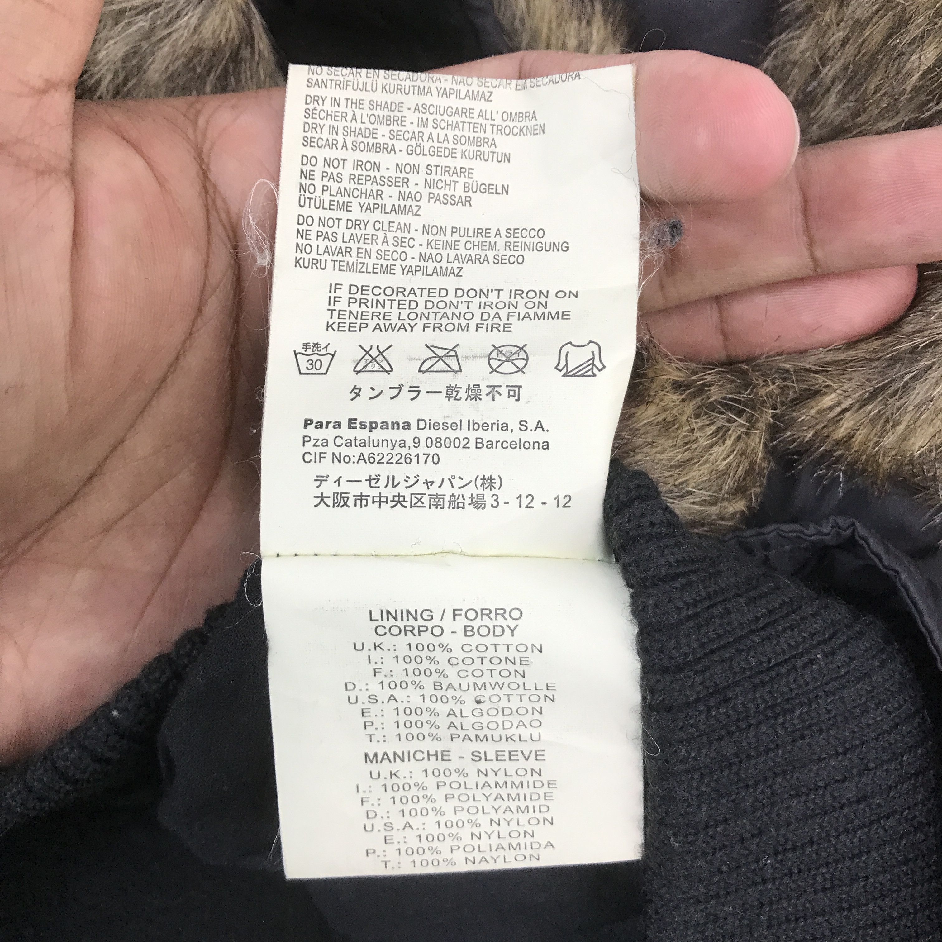 Diesel Vintage Diesel Fur Design jacket Winter style Size US XS / EU 42 / 0 - 12 Thumbnail