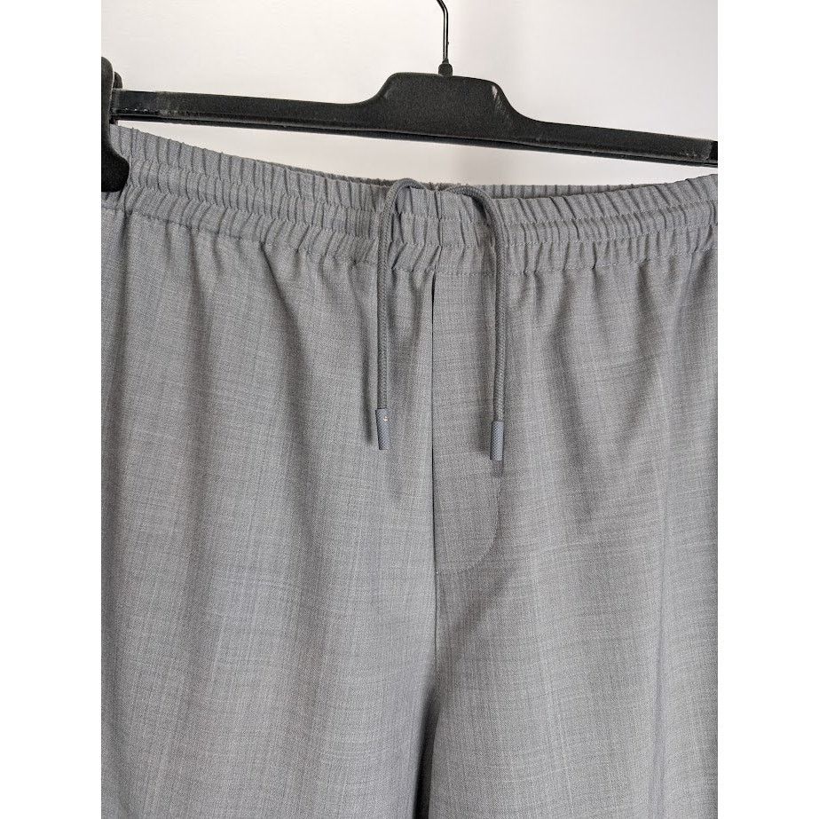 Off-White o1rshd1 Wool Long Lounge Trackpant in Melange Grey Size US 36 / EU 52 - 8 Thumbnail