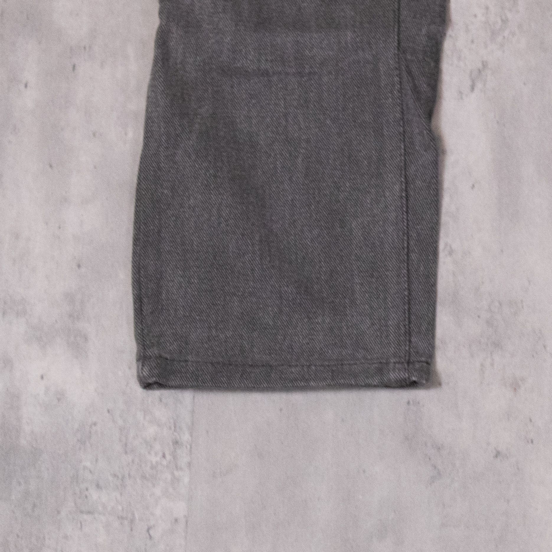 Levi's Vintage Clothing × Vintage Vintage 1990's Levis 619 Orange Tab Skinny Fade Black Pant's Size US 26 / EU 42 - 7 Thumbnail