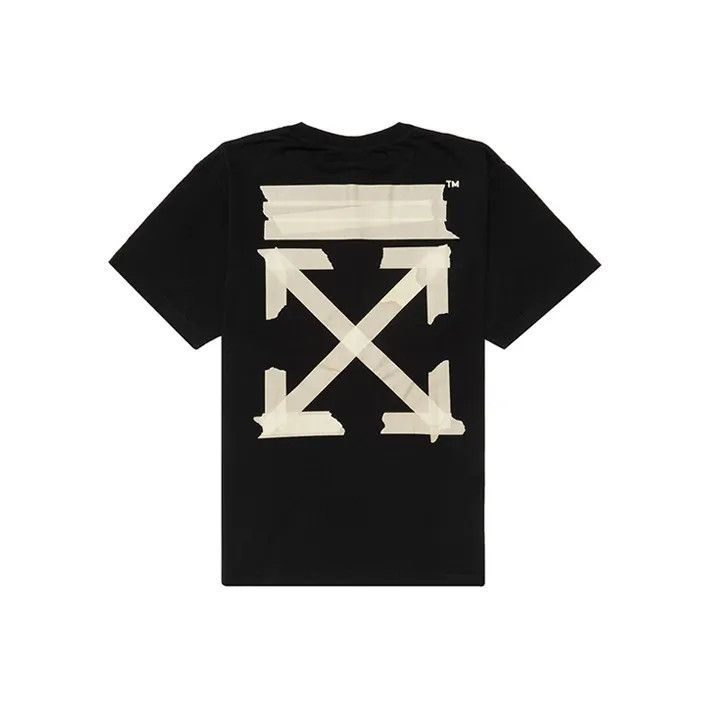 Off-White Off-White Classic Logo Tape Short Sleeve Tee 0079 Size US S / EU 44-46 / 1 - 1 Thumbnail