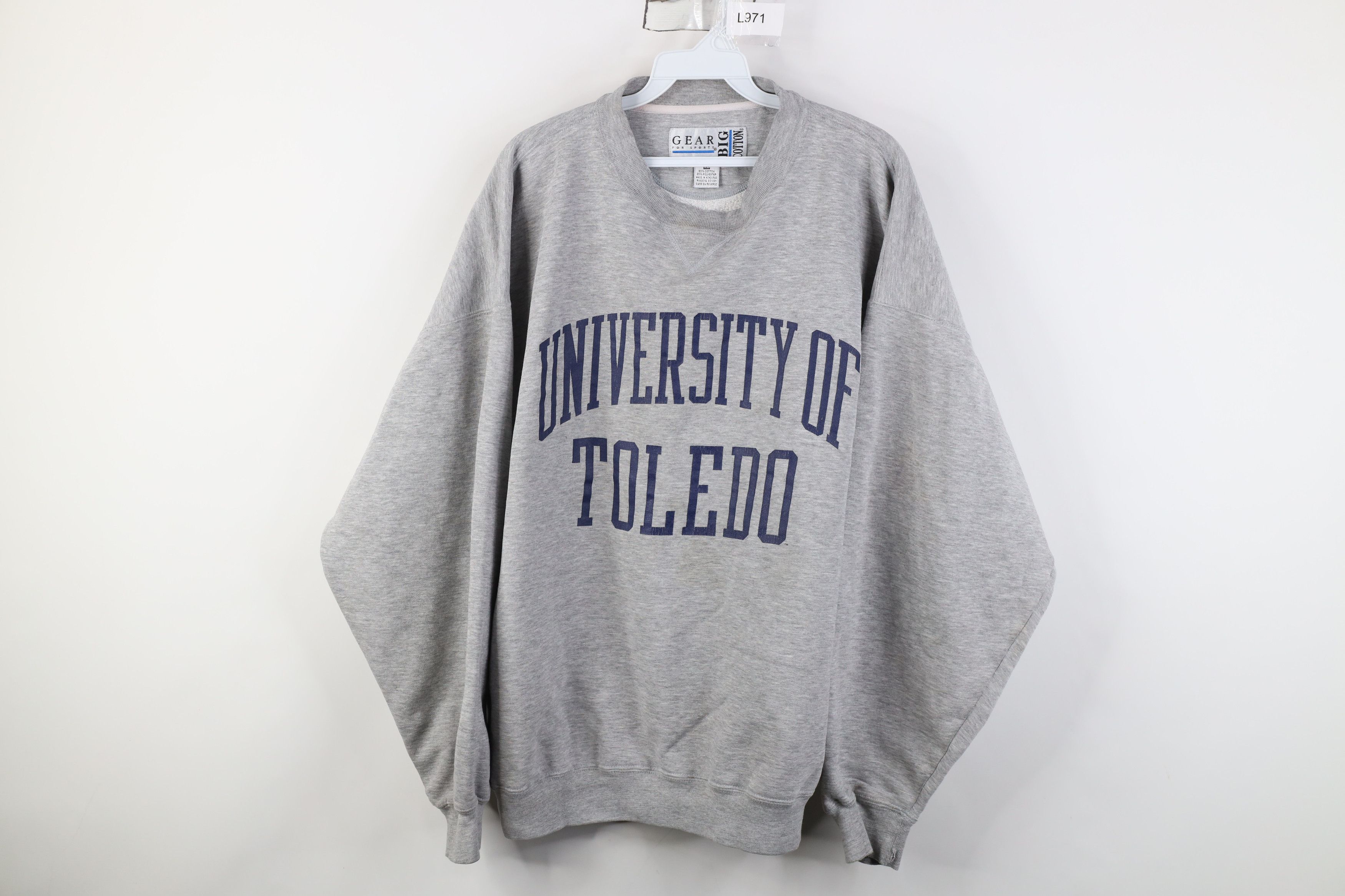 Vintage Vintage 90s Spell University of Toledo Crewneck Sweatshirt Size US XL / EU 56 / 4 - 1 Thumbnail