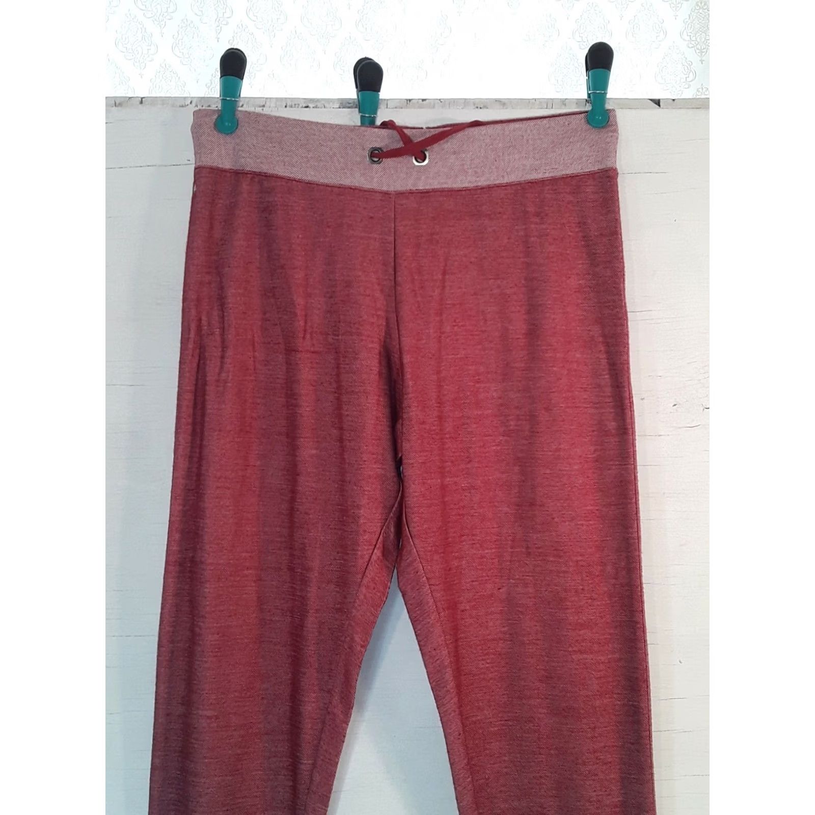 Vintage Womens Antigua Sweatpants Two Tone Red Gympants, Stretchy, 30 X 32, New with Tags, Size M, Activewear, Womens Size 32" / US 10 / IT 46 - 3 Thumbnail