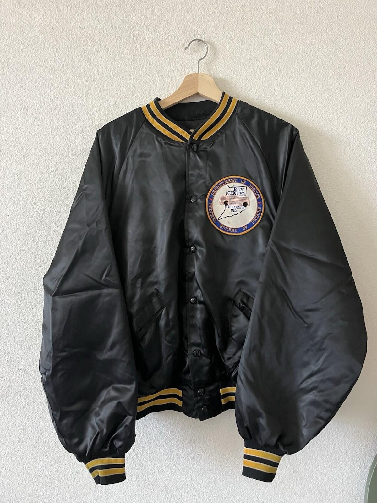Other Vintage King Louie Bureau of Prisons Satin Jacket XL Size US XL / EU 56 / 4 - 1 Thumbnail