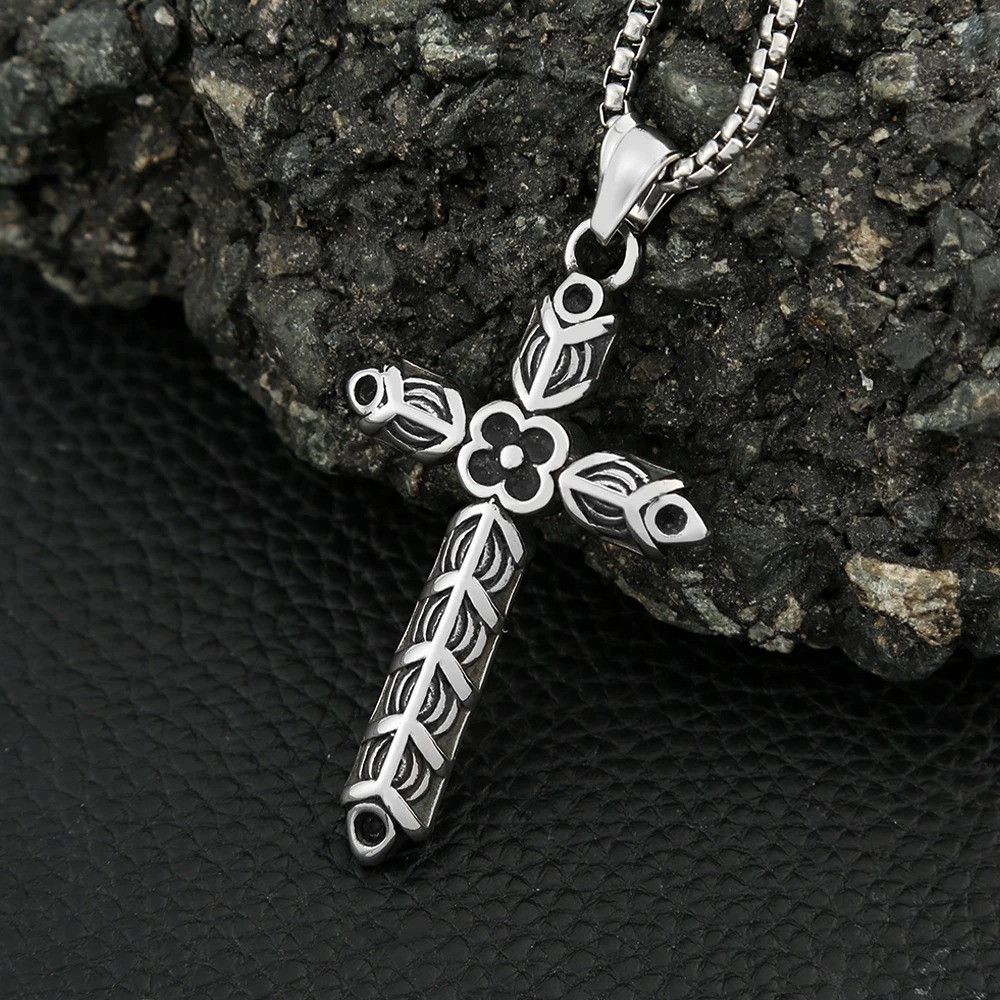 Other Gothic Cross Pendant Necklace Size ONE SIZE - 3 Thumbnail