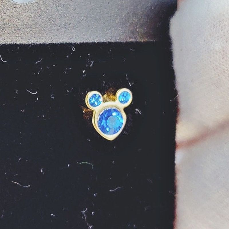 Disney Disney Parks September Birthstone Mickey Mouse Earrings NWT Size ONE SIZE - 3 Thumbnail