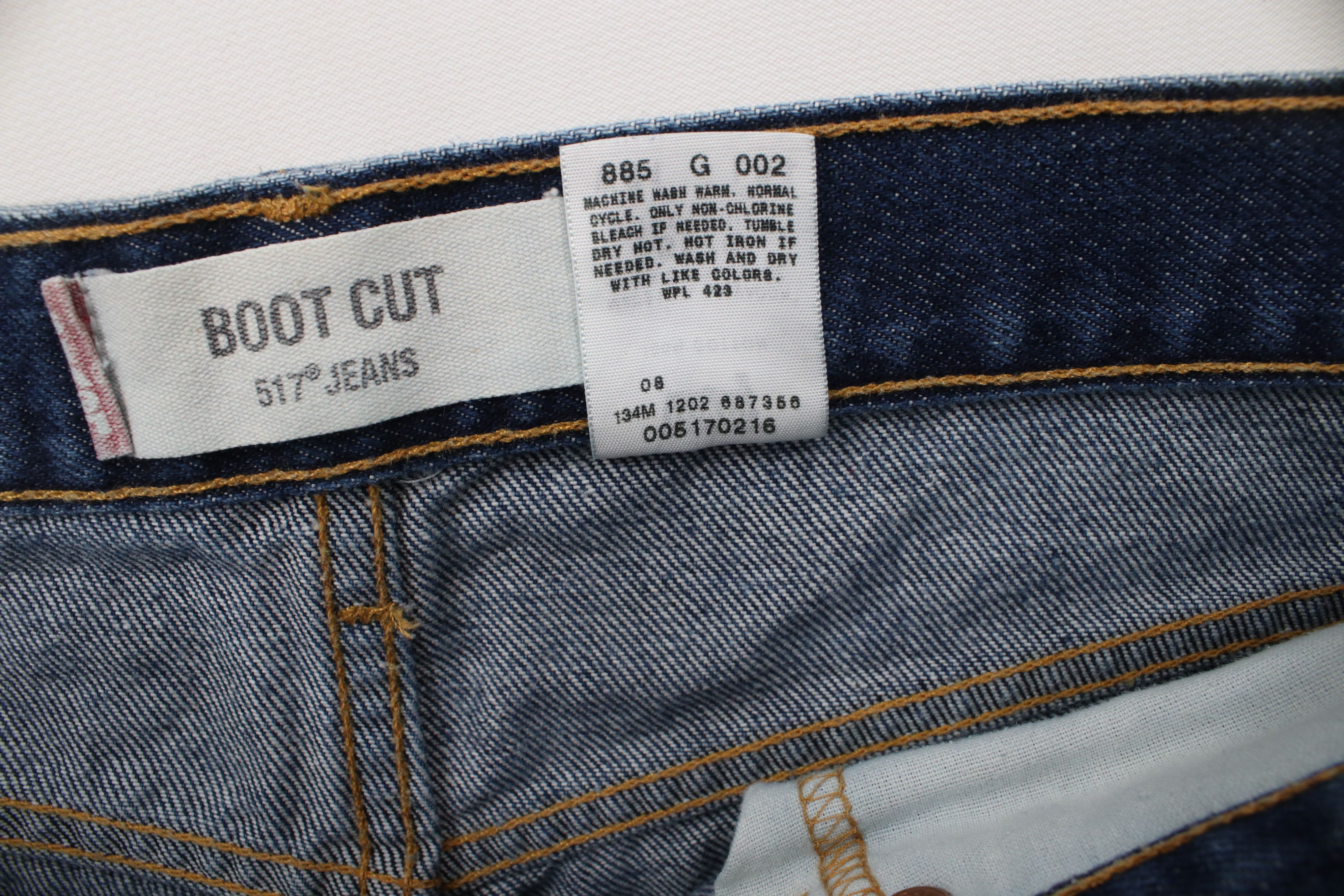 Levi's × Vintage Vintage Y2K 2002 Levis 517 Flared Boot Cut Denim Jeans Size US 31 - 9 Thumbnail