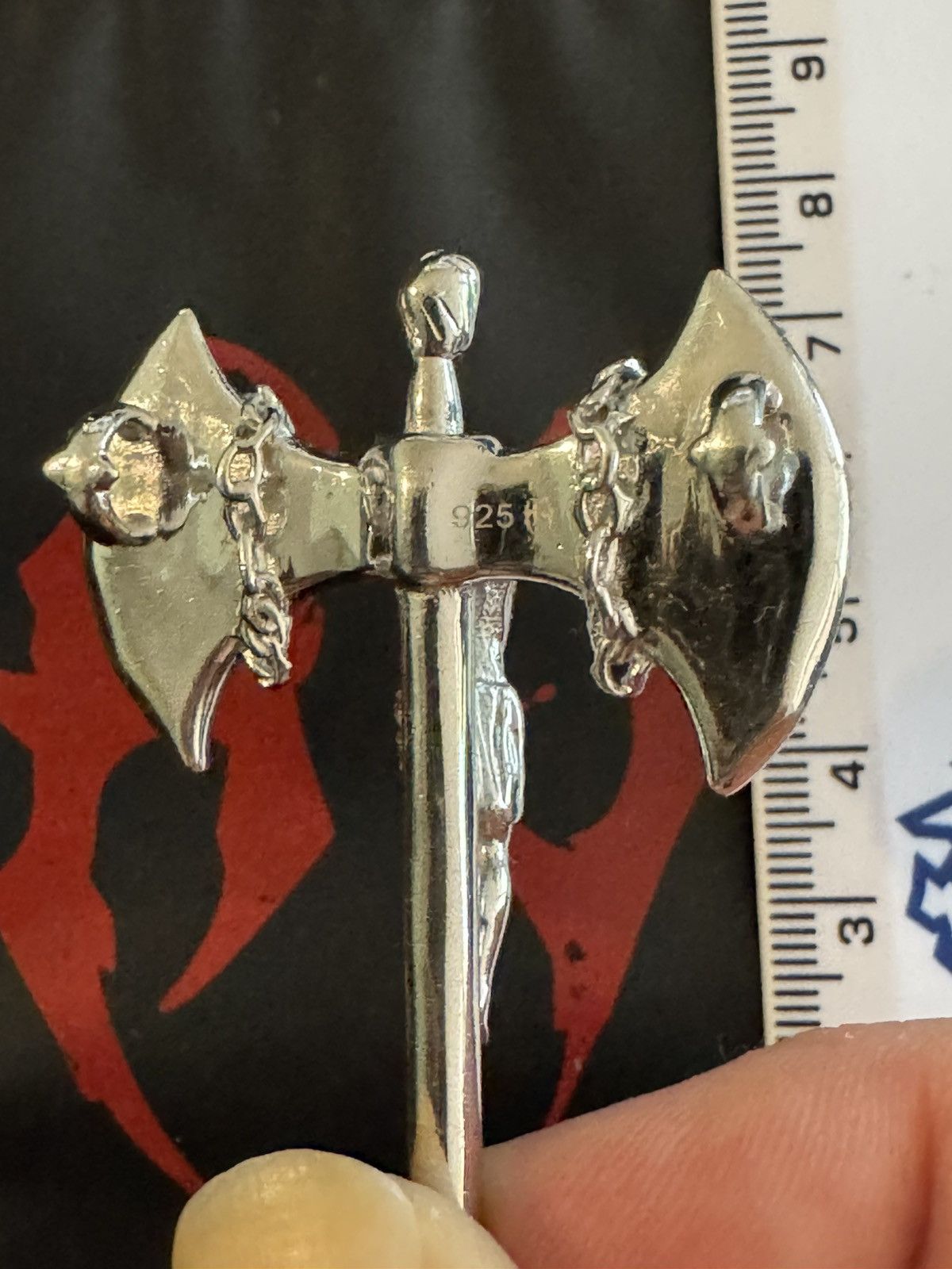 Other Hard Jewelry .925 Sterling Silver Pendant Gothic Crucifix Size ONE SIZE - 7 Thumbnail