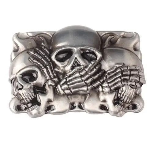 Other Skull skeleton belt buckle Size ONE SIZE - 1 Thumbnail