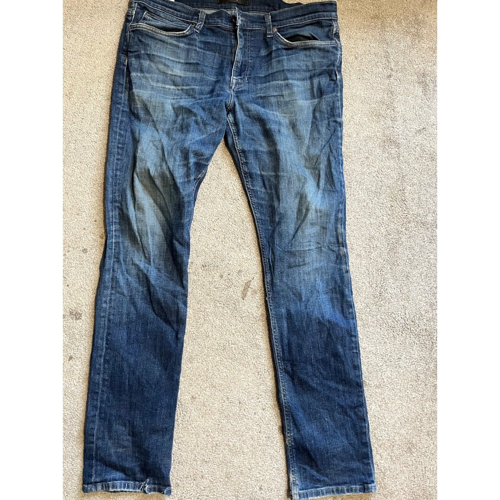 Vintage JOE'S JEANS SLIM FIT MENS MEDIUM WASH JEANS 34 X 33 BLUE DENIM Stretch Regular Jeans Mens 34x33 90s? Size US 34 / EU 50 - 3 Thumbnail