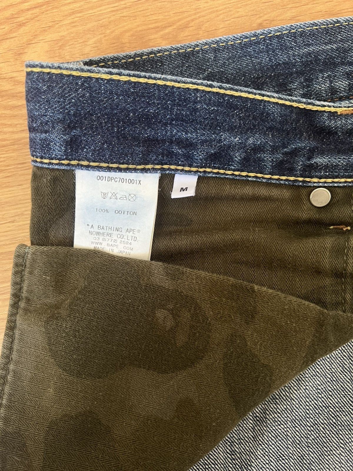 Bape BAPE 2008 Type-05 Slim Taper Jeans–S/Big Logo/Archive Rare Size US 30 / EU 46 - 10 Thumbnail