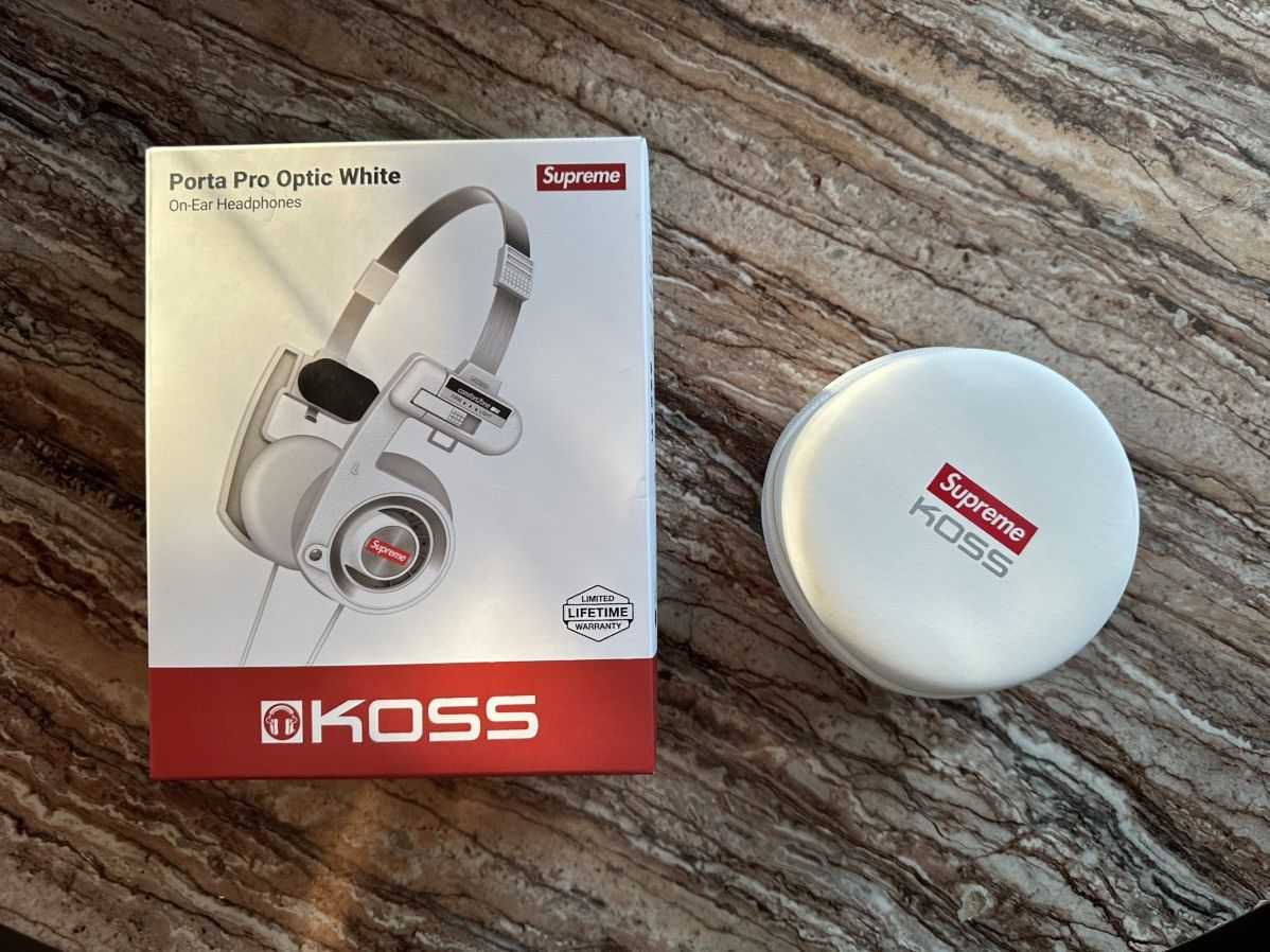 Supreme Koss Porta Pro Optic White