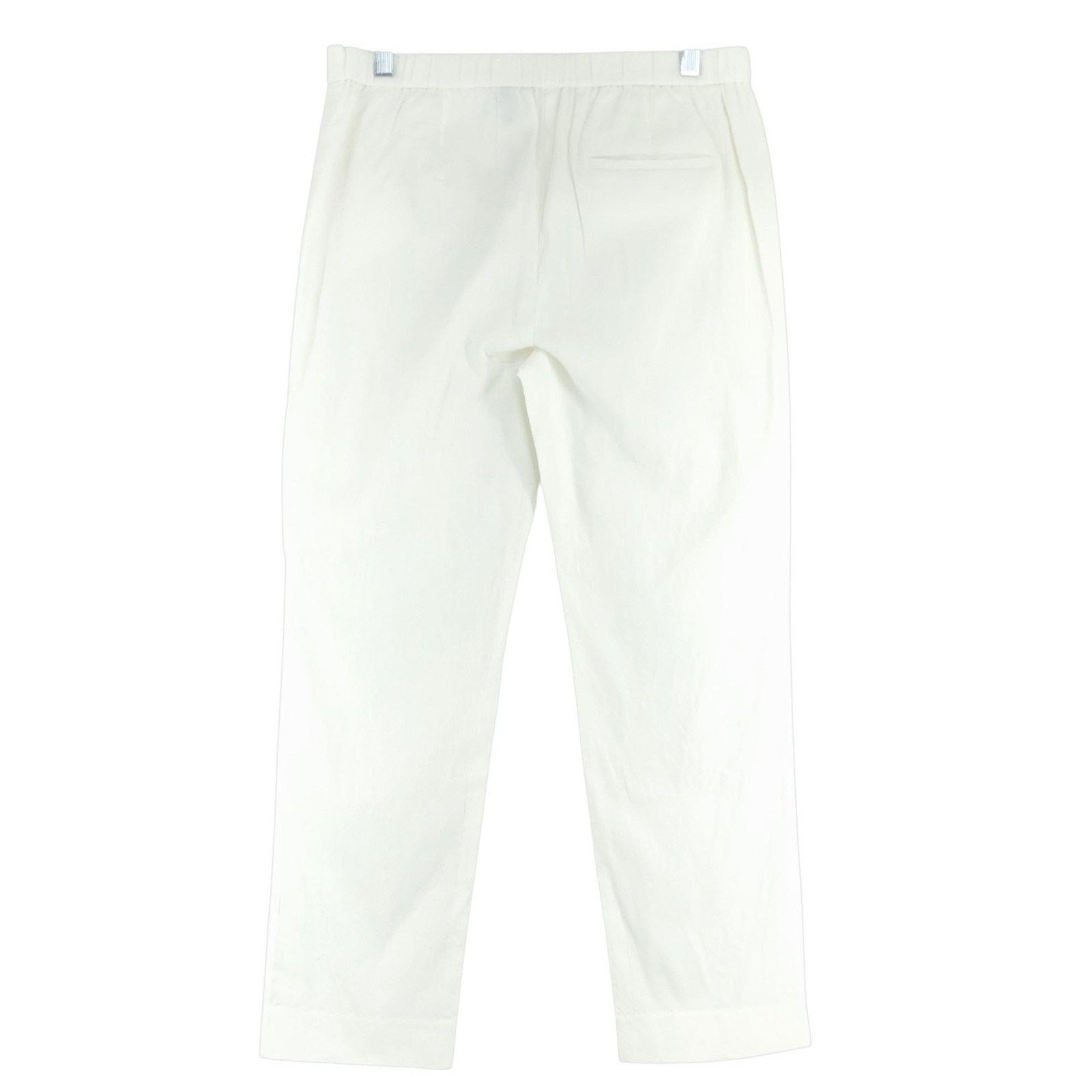 Theory Theory Pants 6 White Linen Blend Ankle Trousers Pockets Size 28" / US 6 / IT 42 - 5 Thumbnail