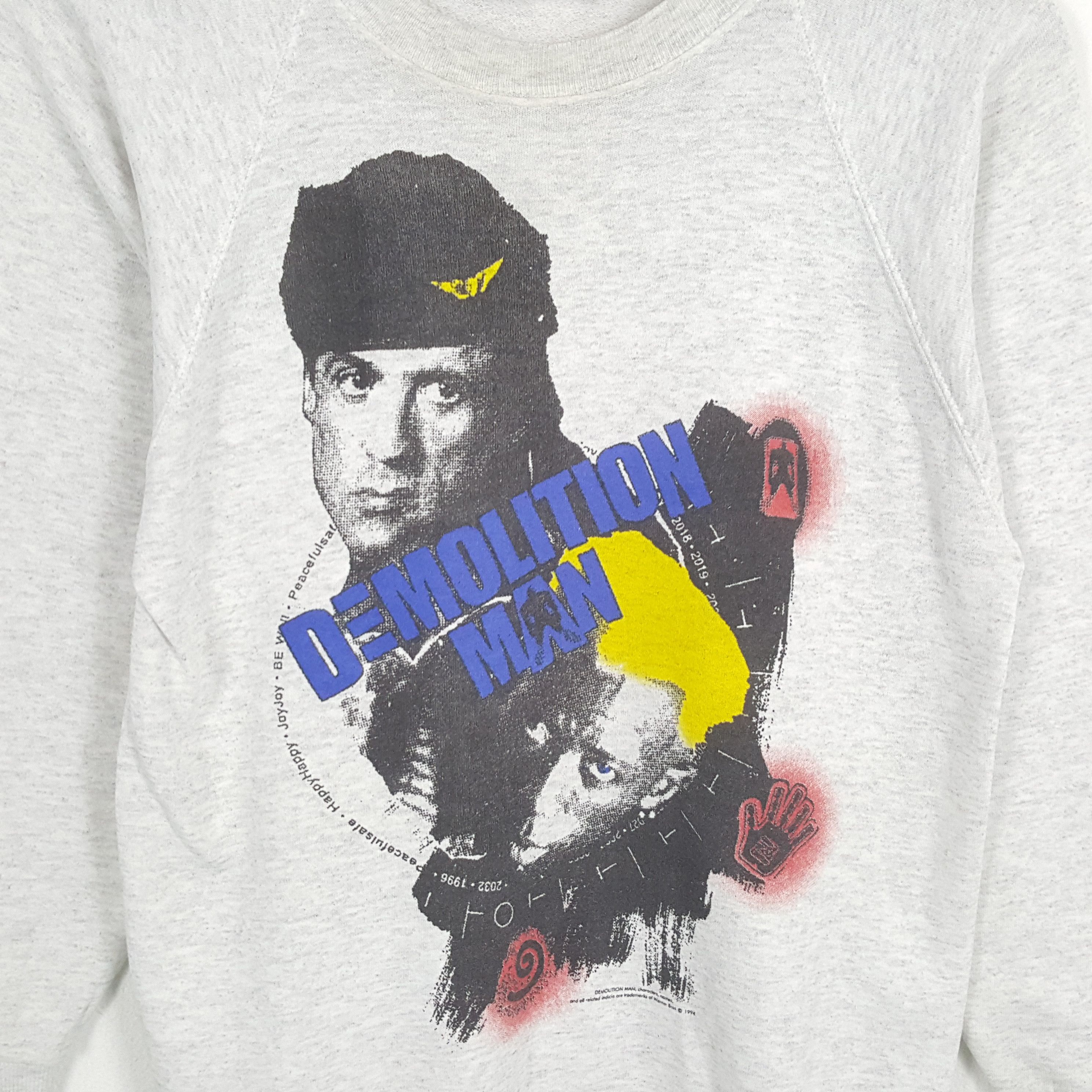 Sci-Fi Fantasy DEMOLITION MAN Action Movie Vintage Sweatshirt Size US S / EU 44-46 / 1 - 2 Thumbnail
